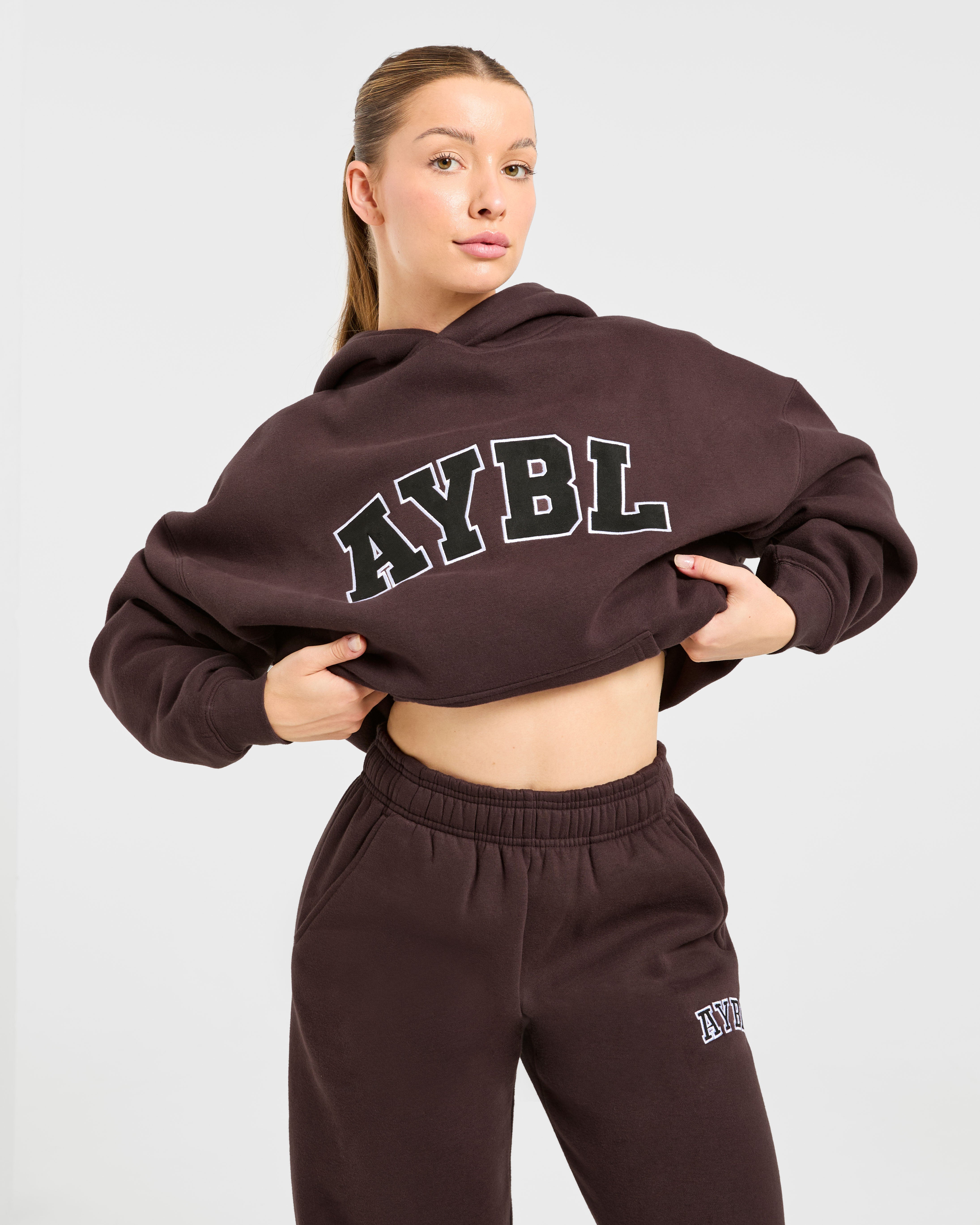 Varsity 2.0 Oversized Hoodie - Cocoa Brun