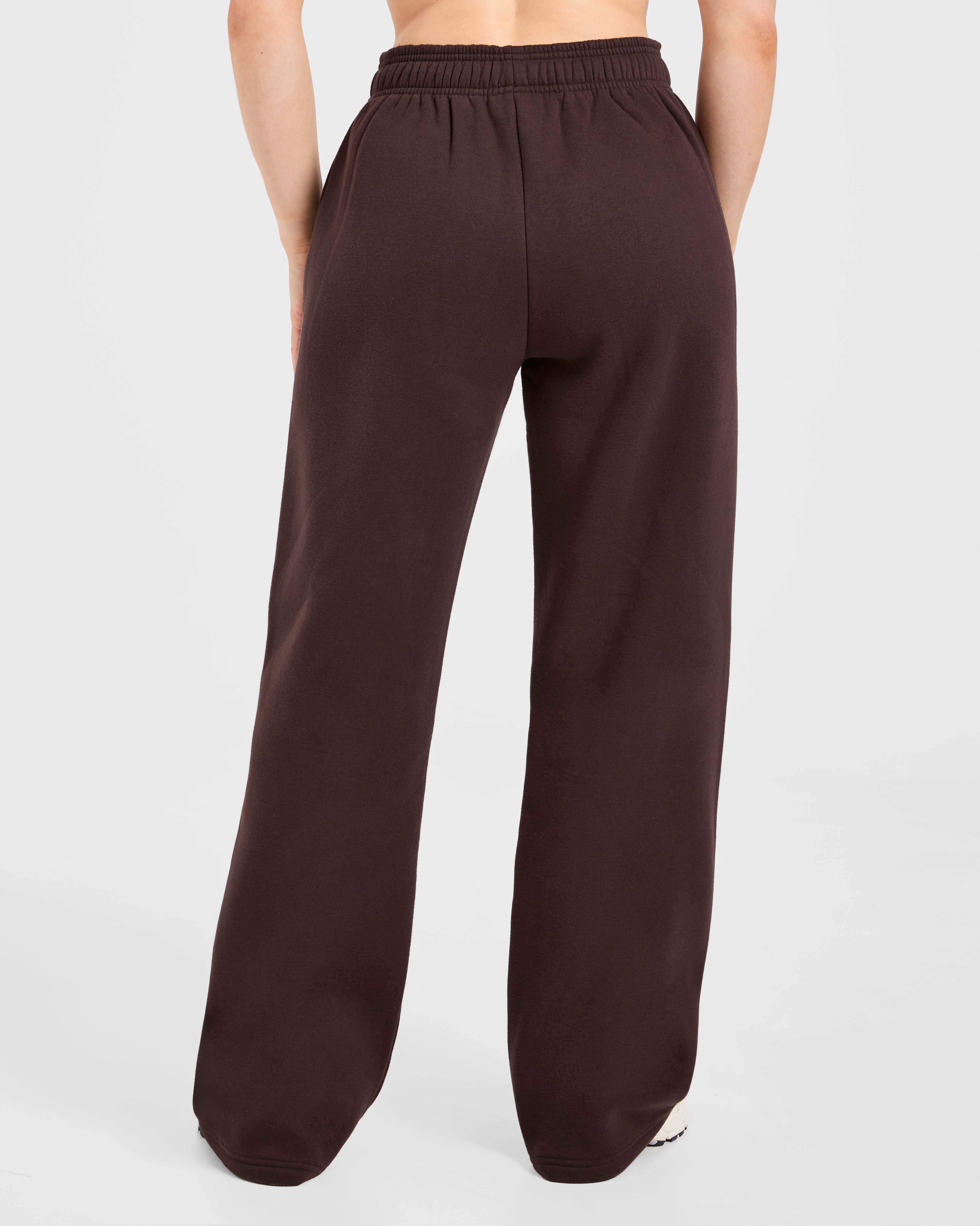 Varsity 2.0 Oversized Straight Leg Joggers - Cocoa Brun