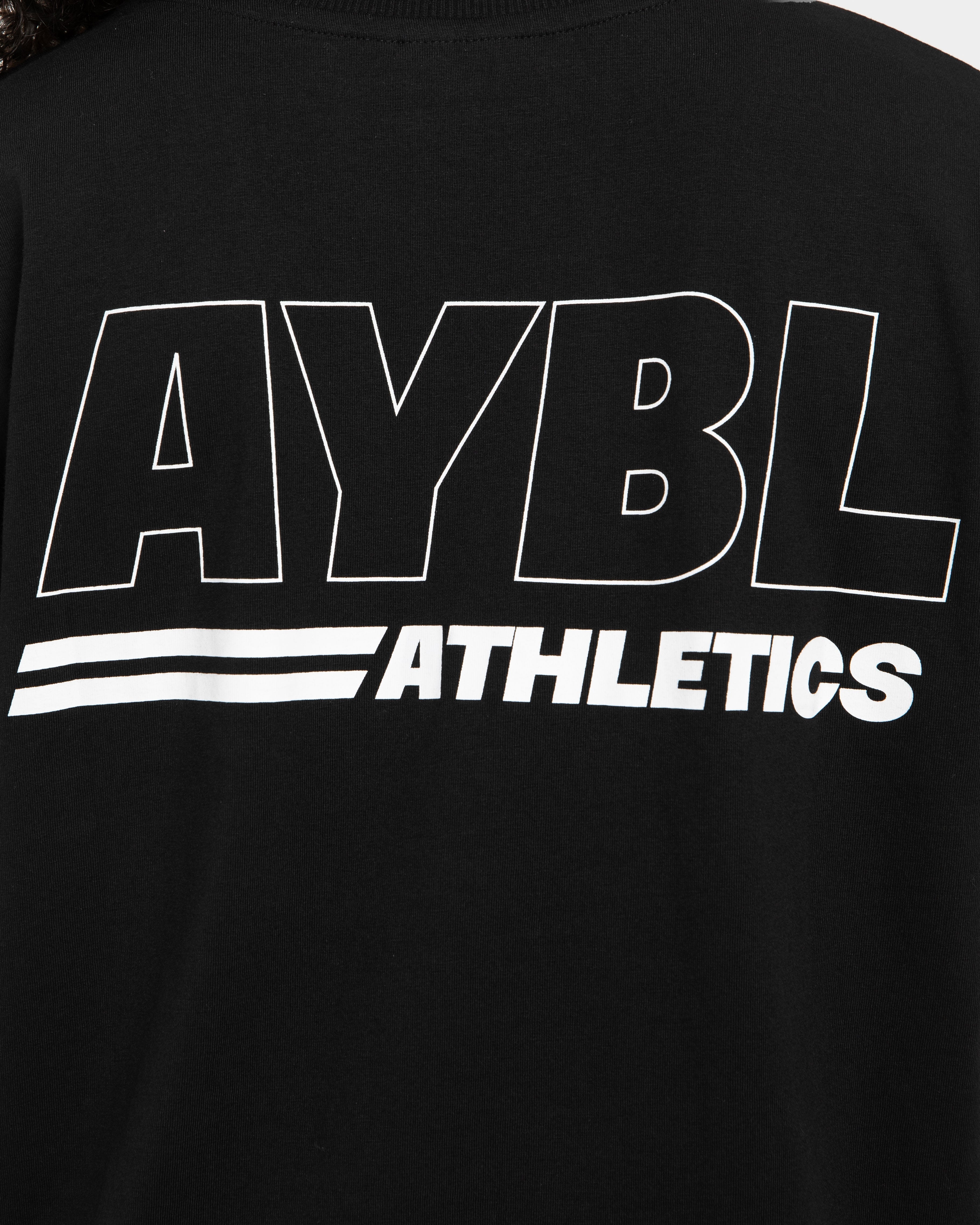 Athletics Track Oversized T Shirt - Noir/Blanc