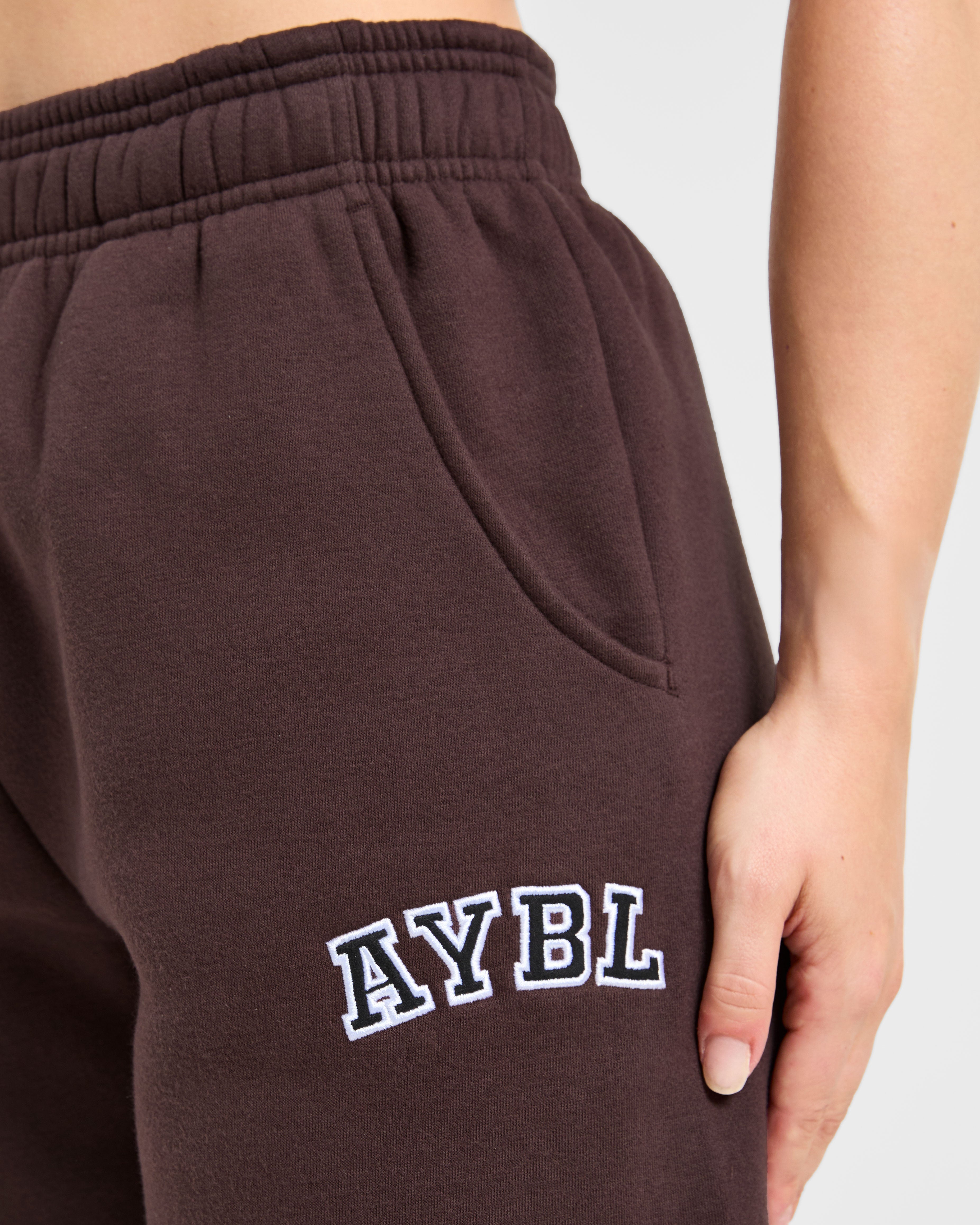 Varsity 2.0 Oversized Joggers - Cocoa Brun