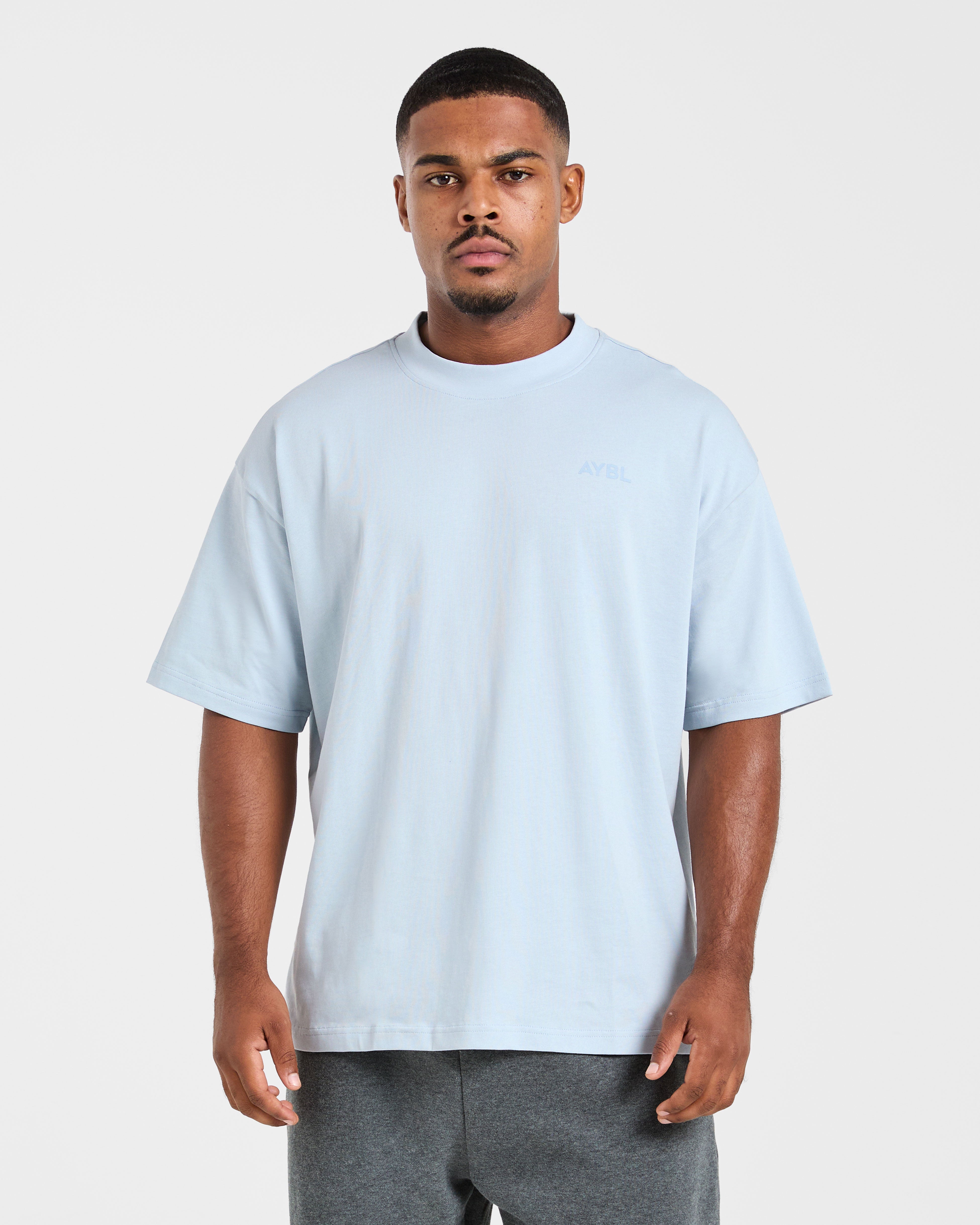 Essential Oversized T Shirt - Light Bleu