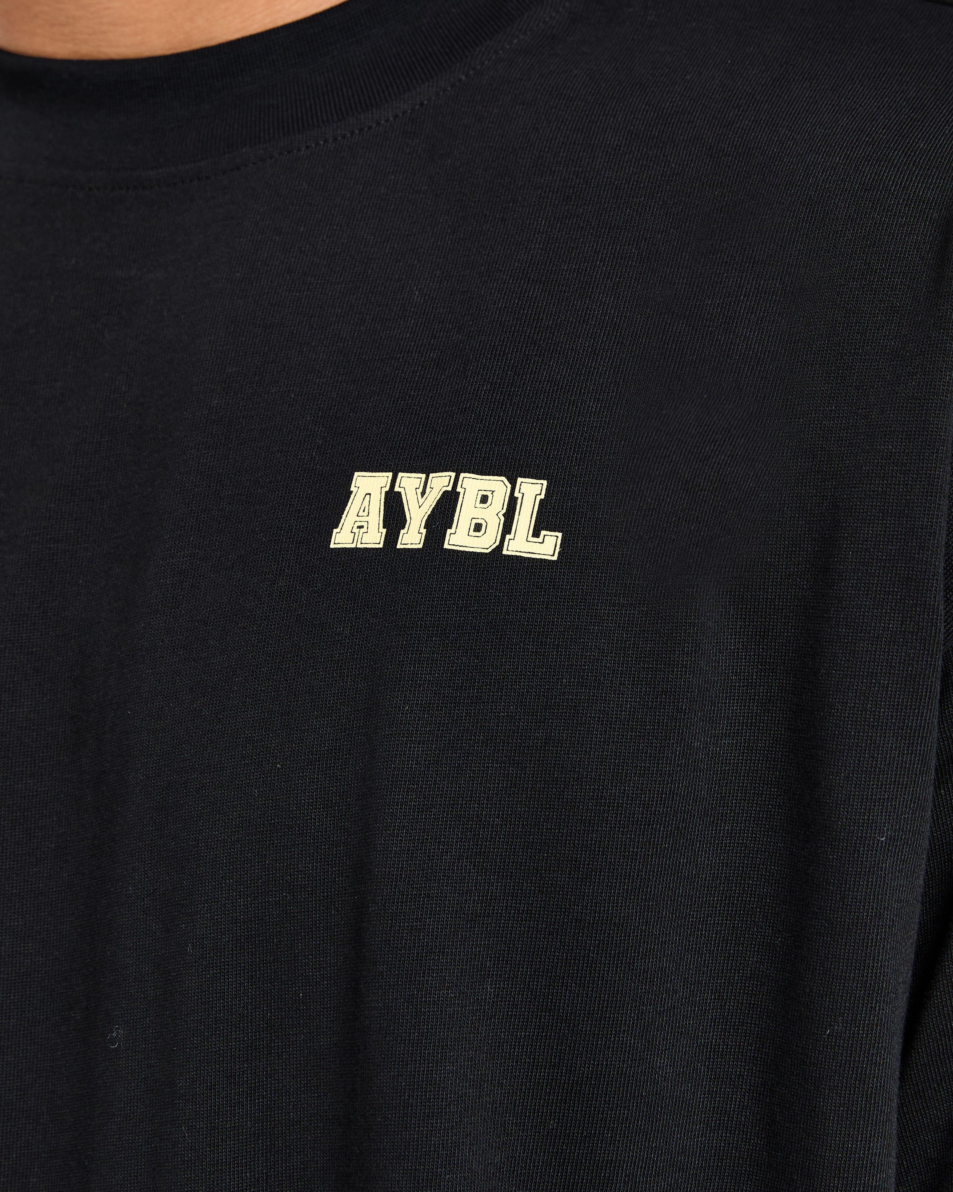 Power In Motion Oversized T Shirt - Noir/Jaune