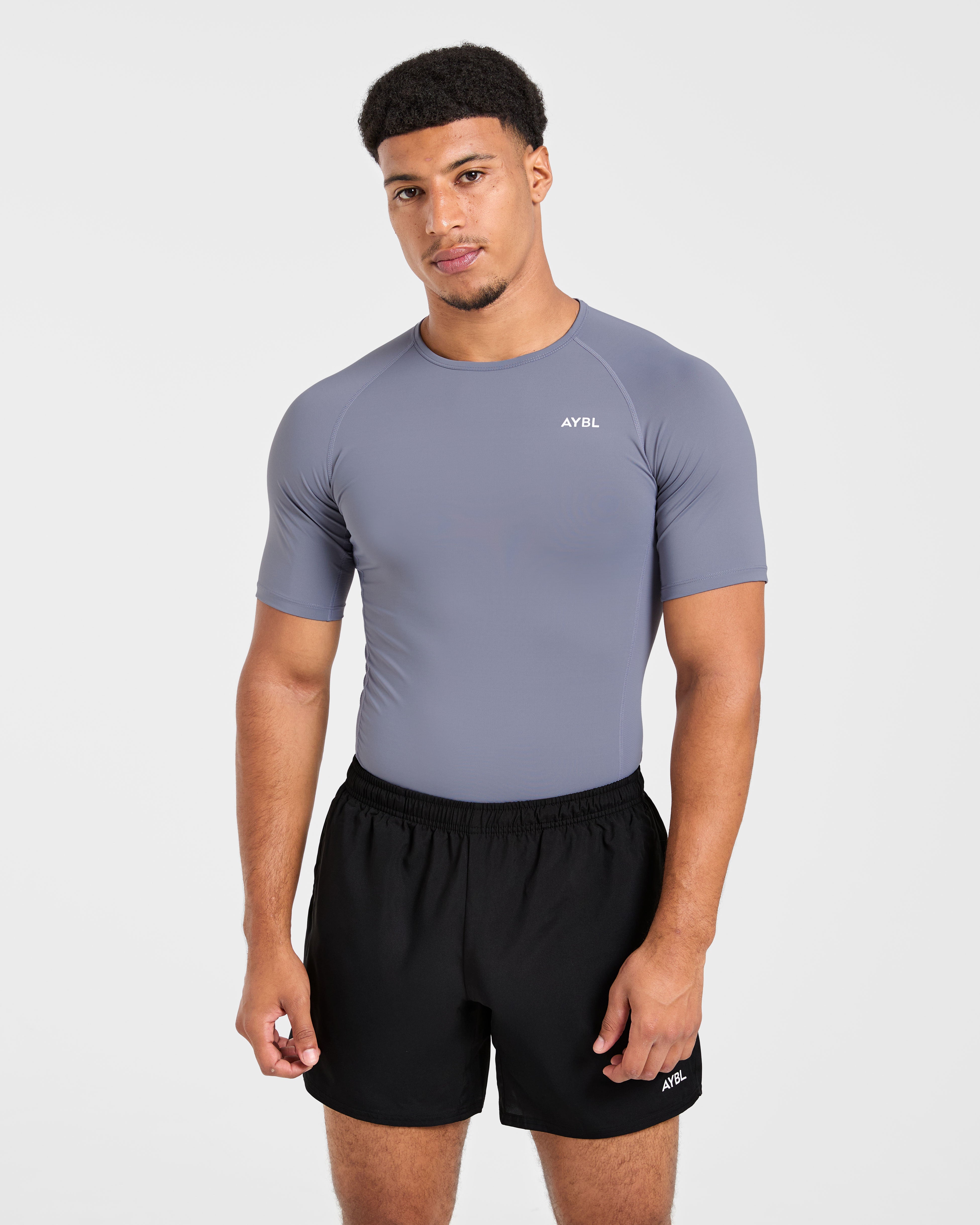 Compression T Shirt - Slate Gris