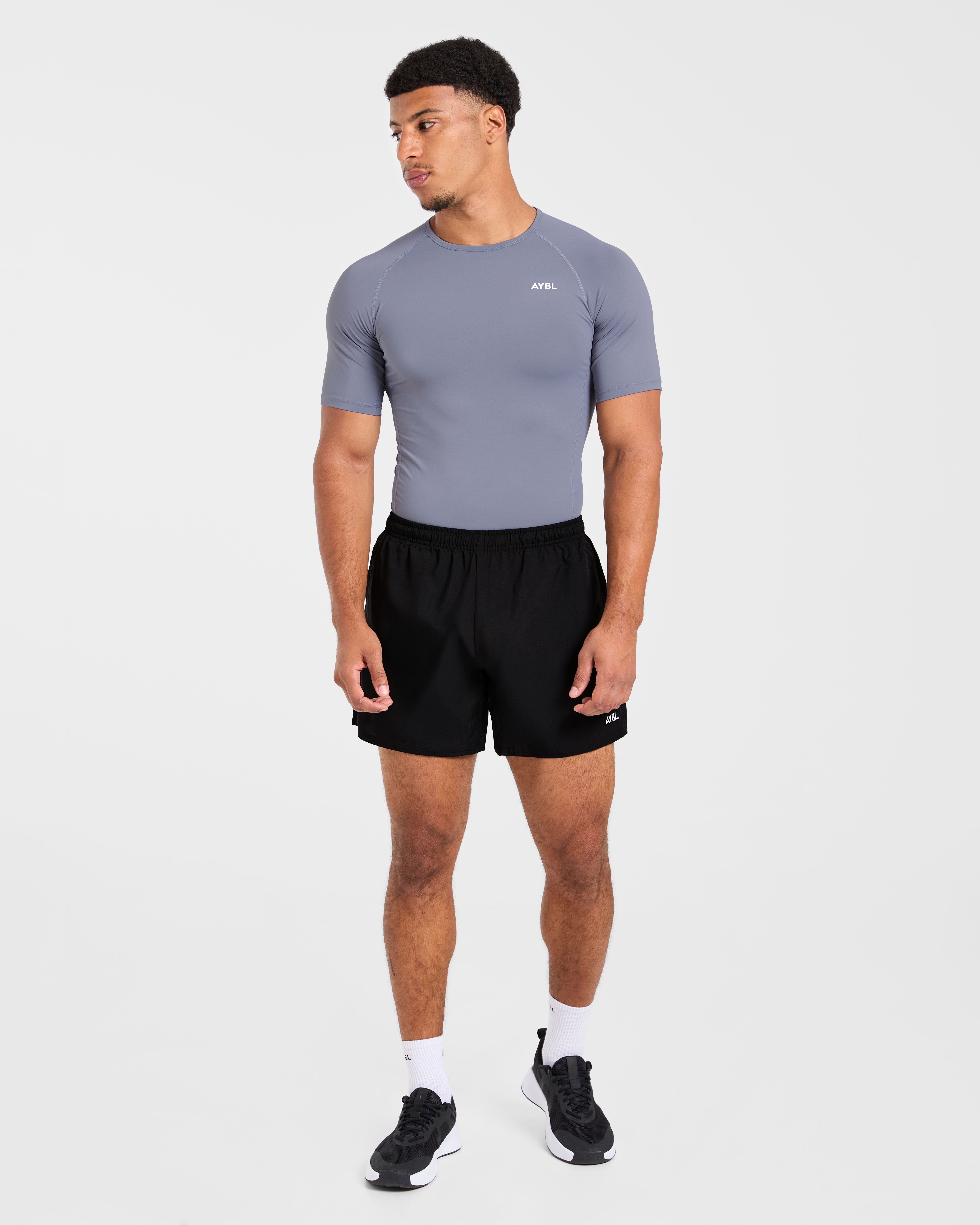 Compression T Shirt - Slate Gris