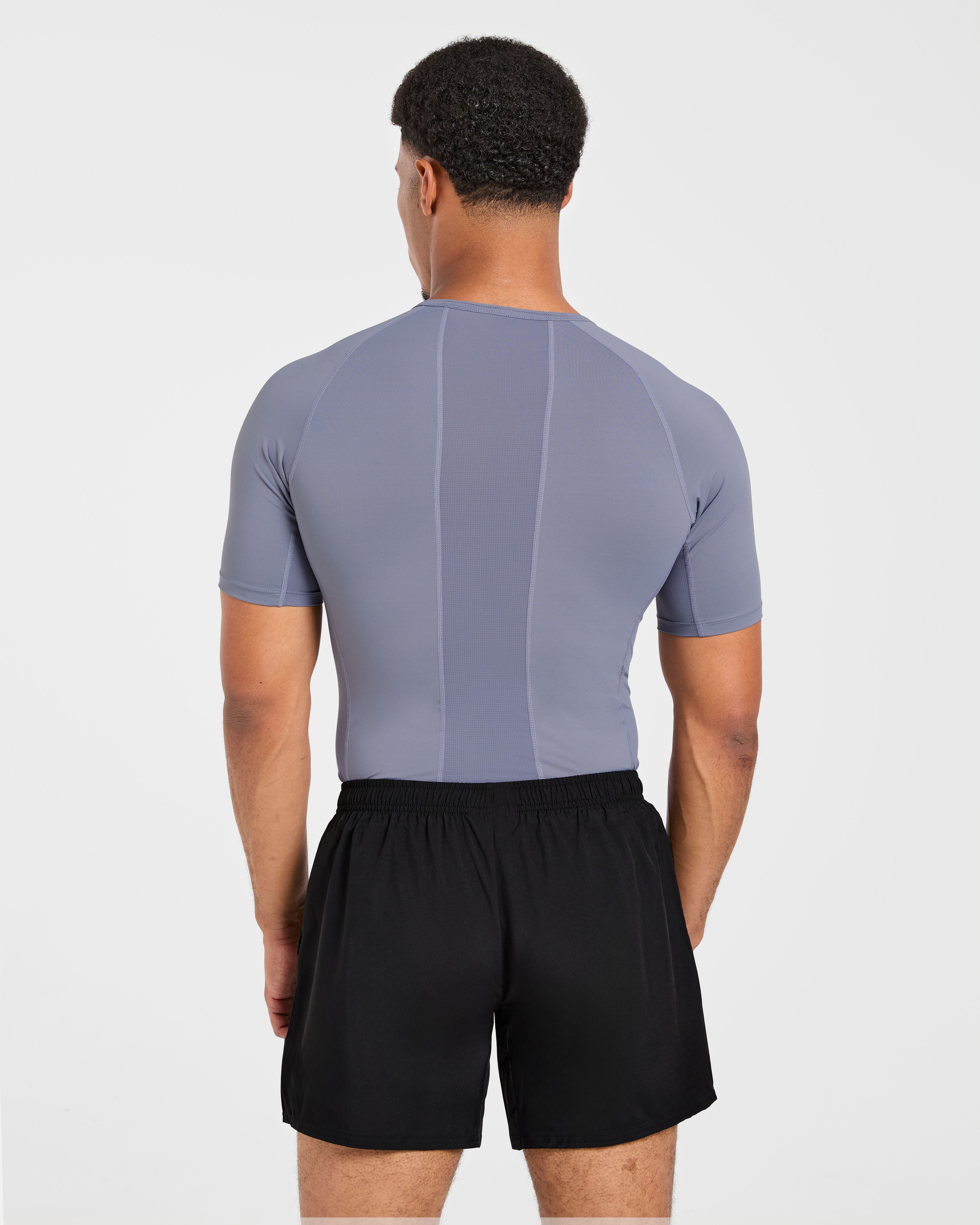 Compression T Shirt - Slate Gris