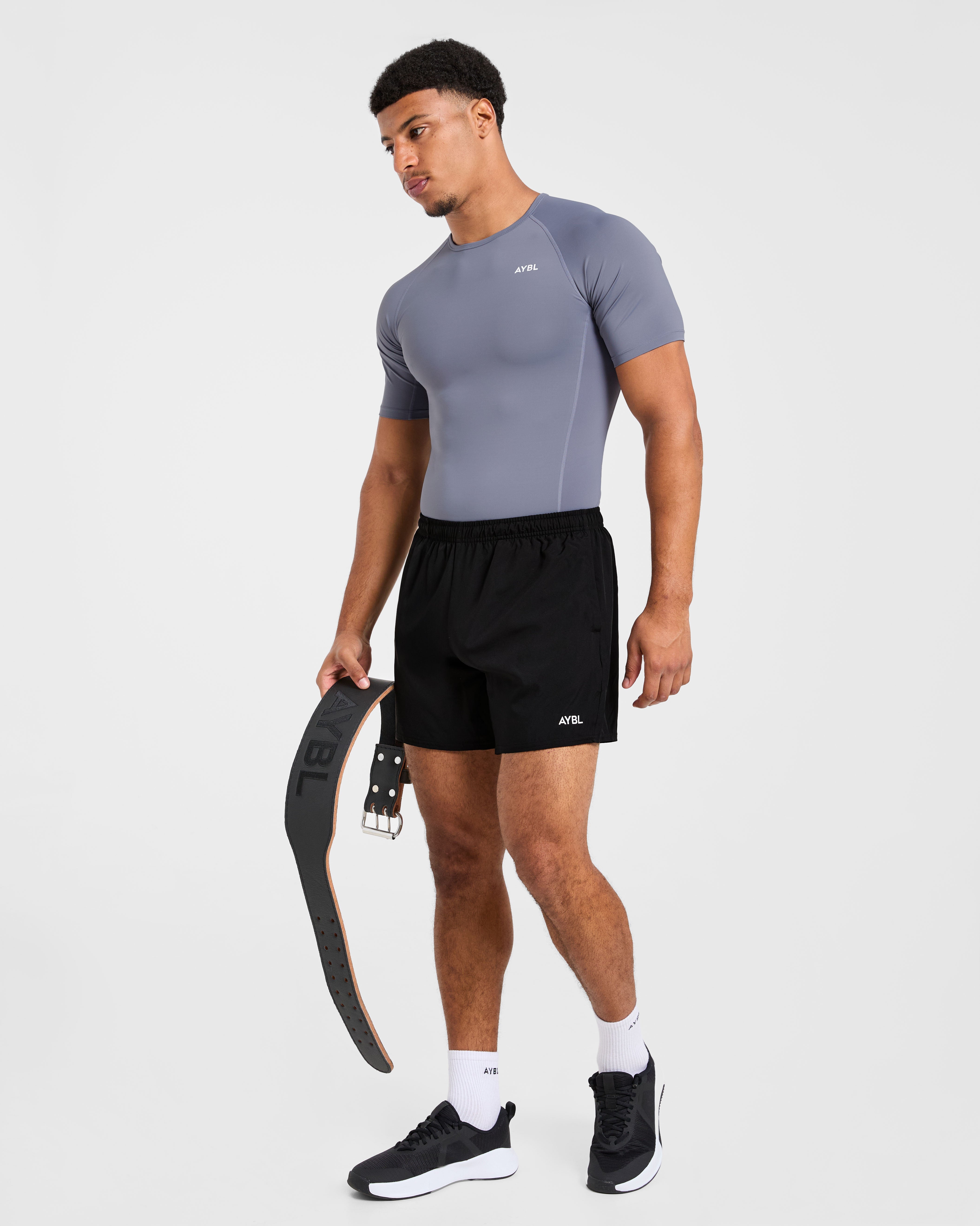 Compression T Shirt - Slate Gris