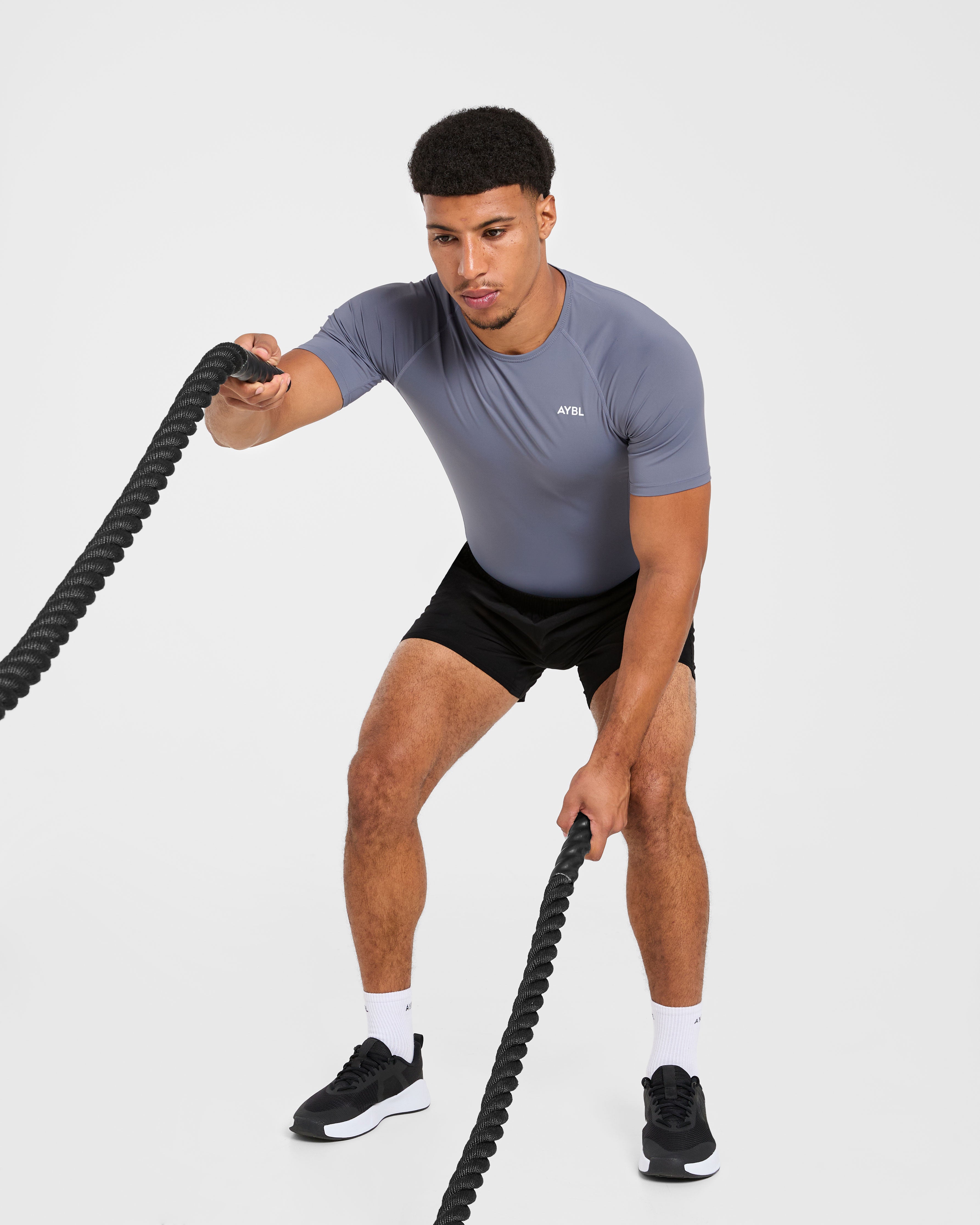 Compression T Shirt - Slate Gris