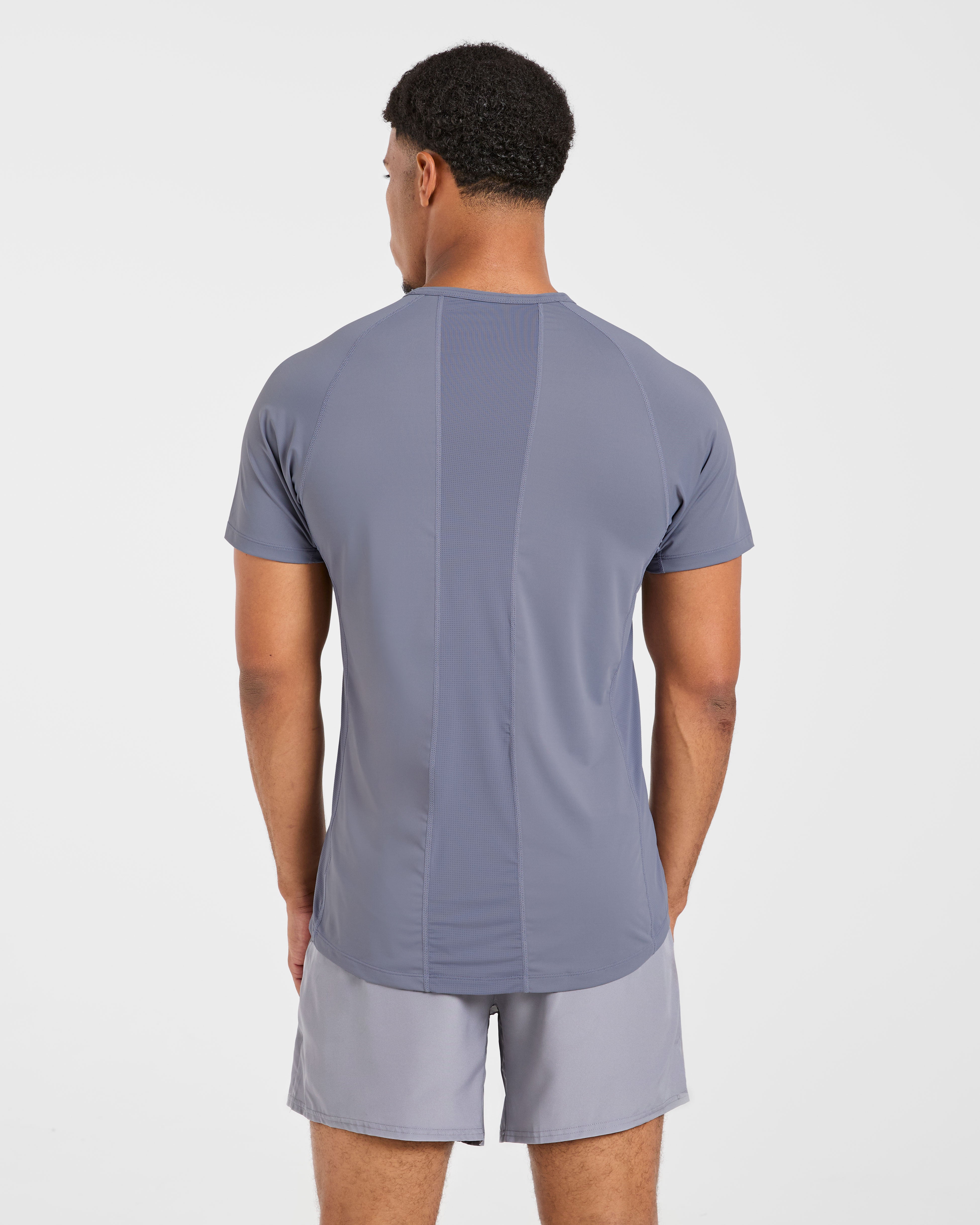 Compression Relaxed T Shirt - Slate Gris