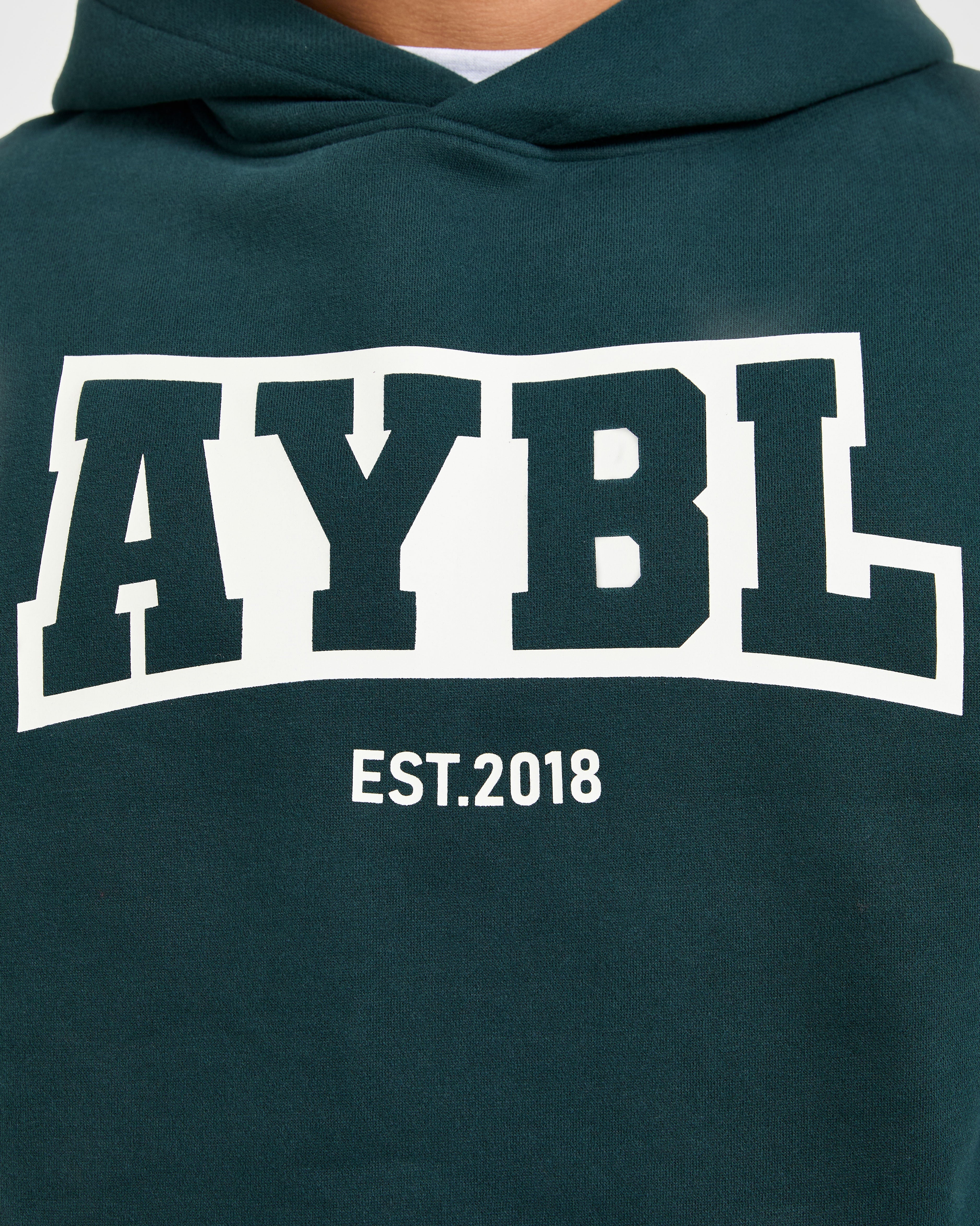 Academy Oversized Hoodie - Pine Vert