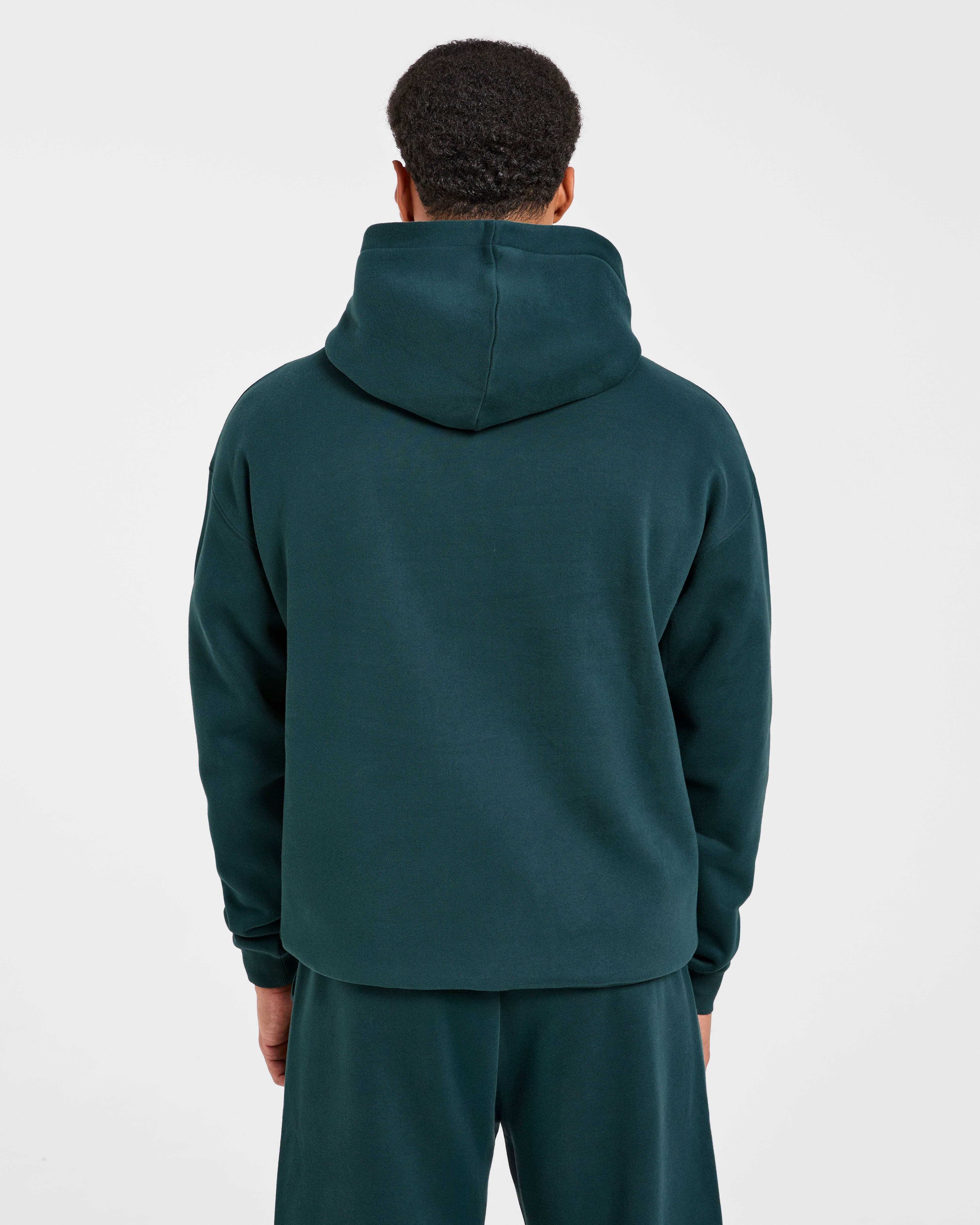 Academy Oversized Hoodie - Pine Vert
