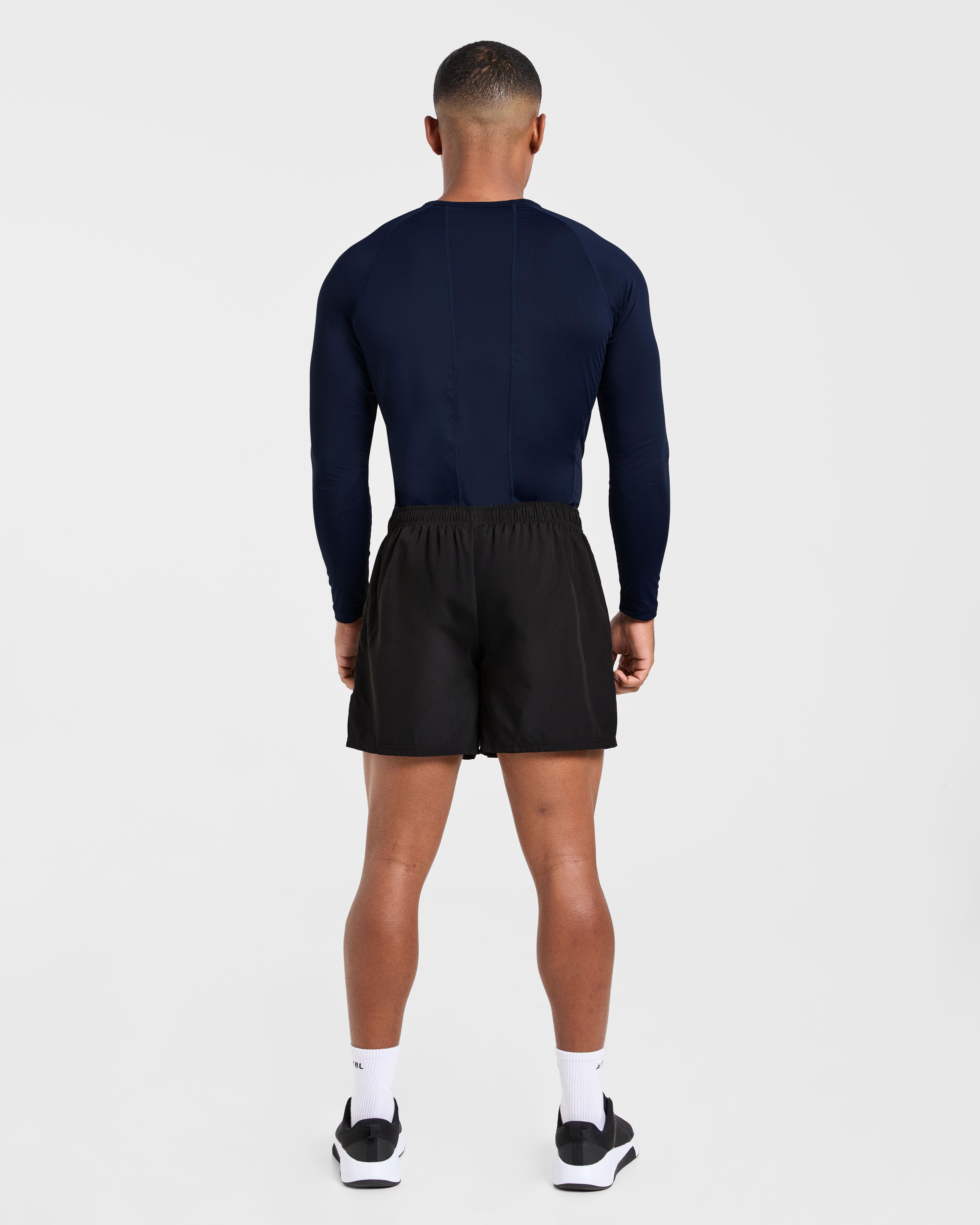 Compression Long Sleeve T Shirt - Navy