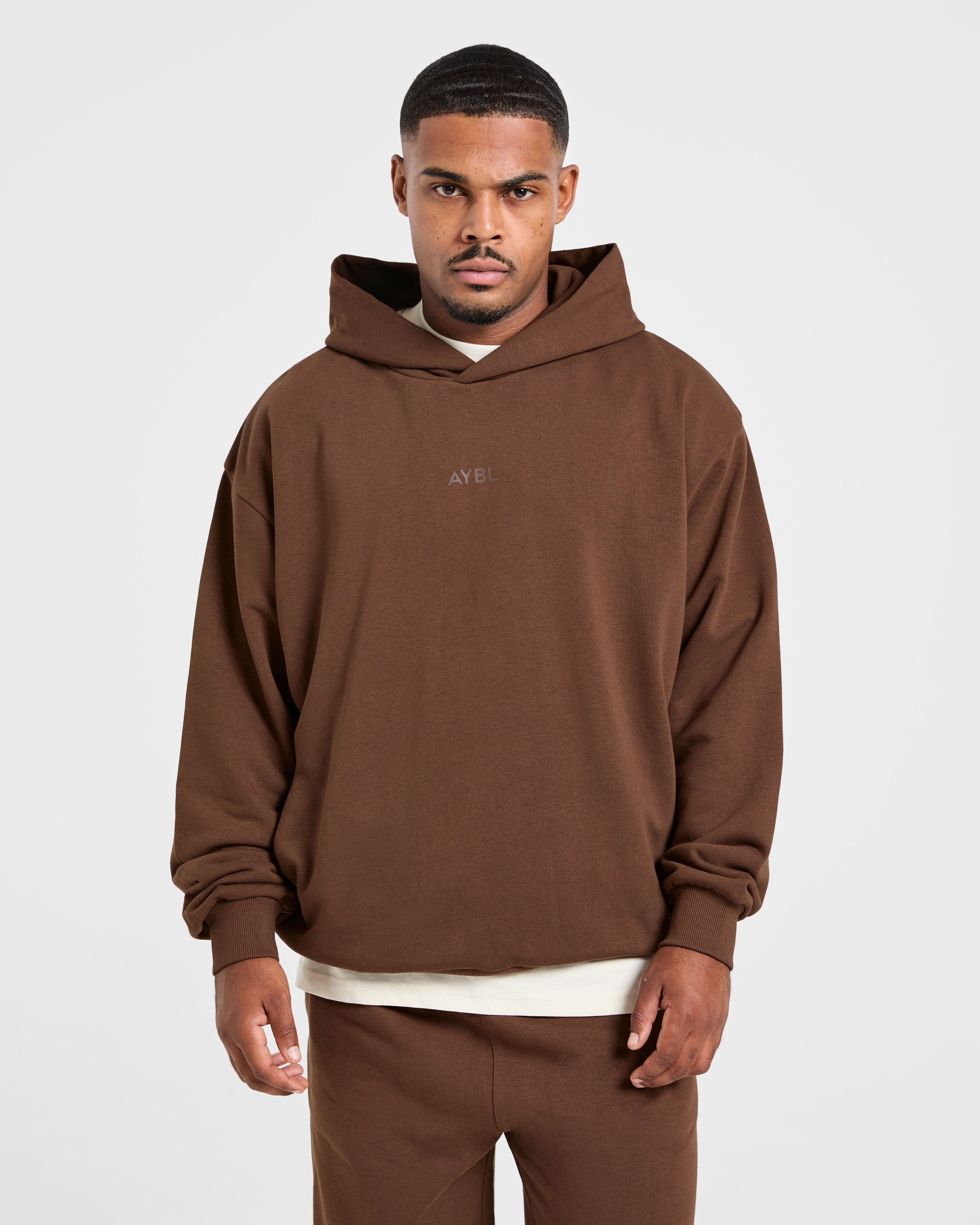 Craft Oversized Hoodie - Marron