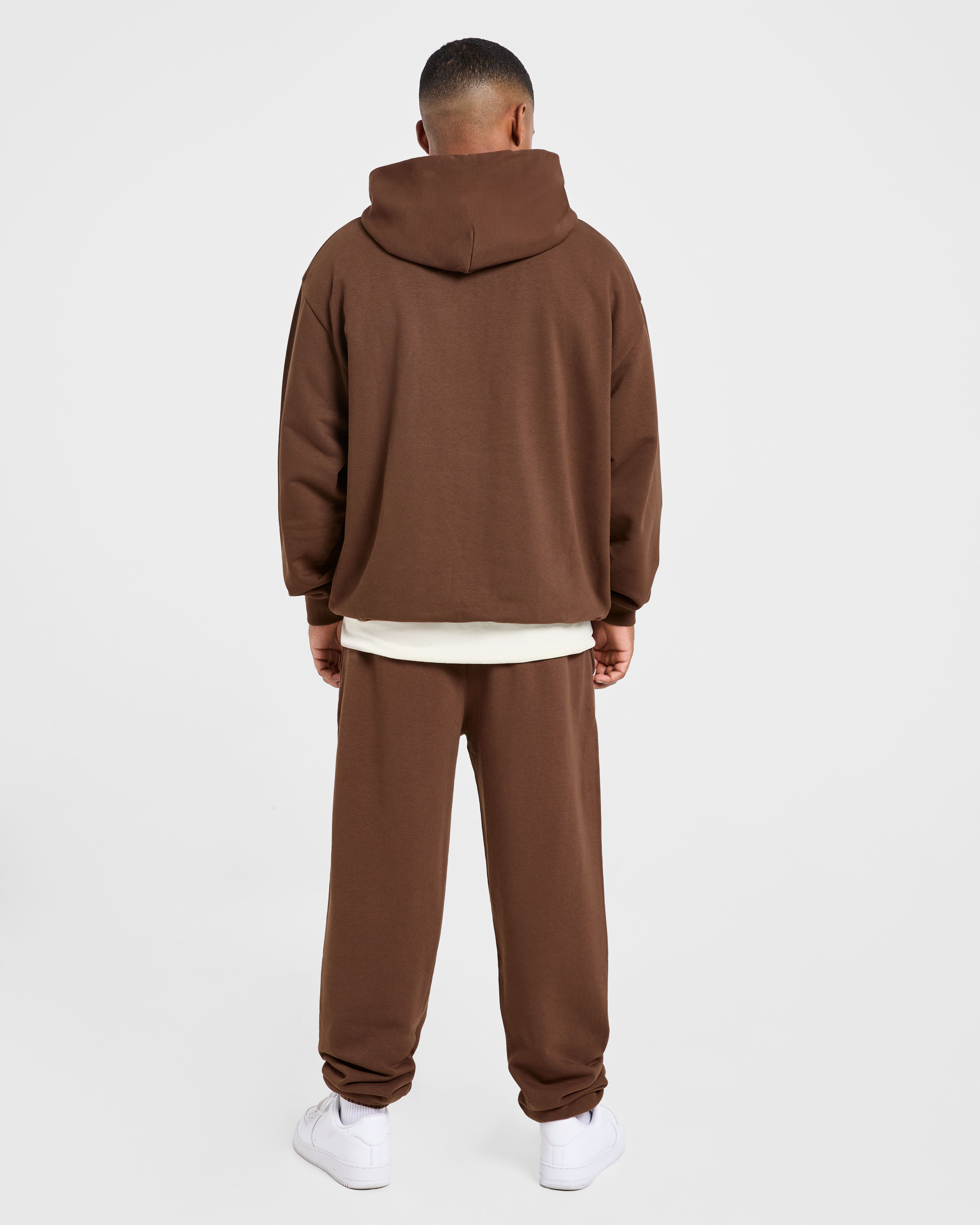 Craft Oversized Hoodie - Marron
