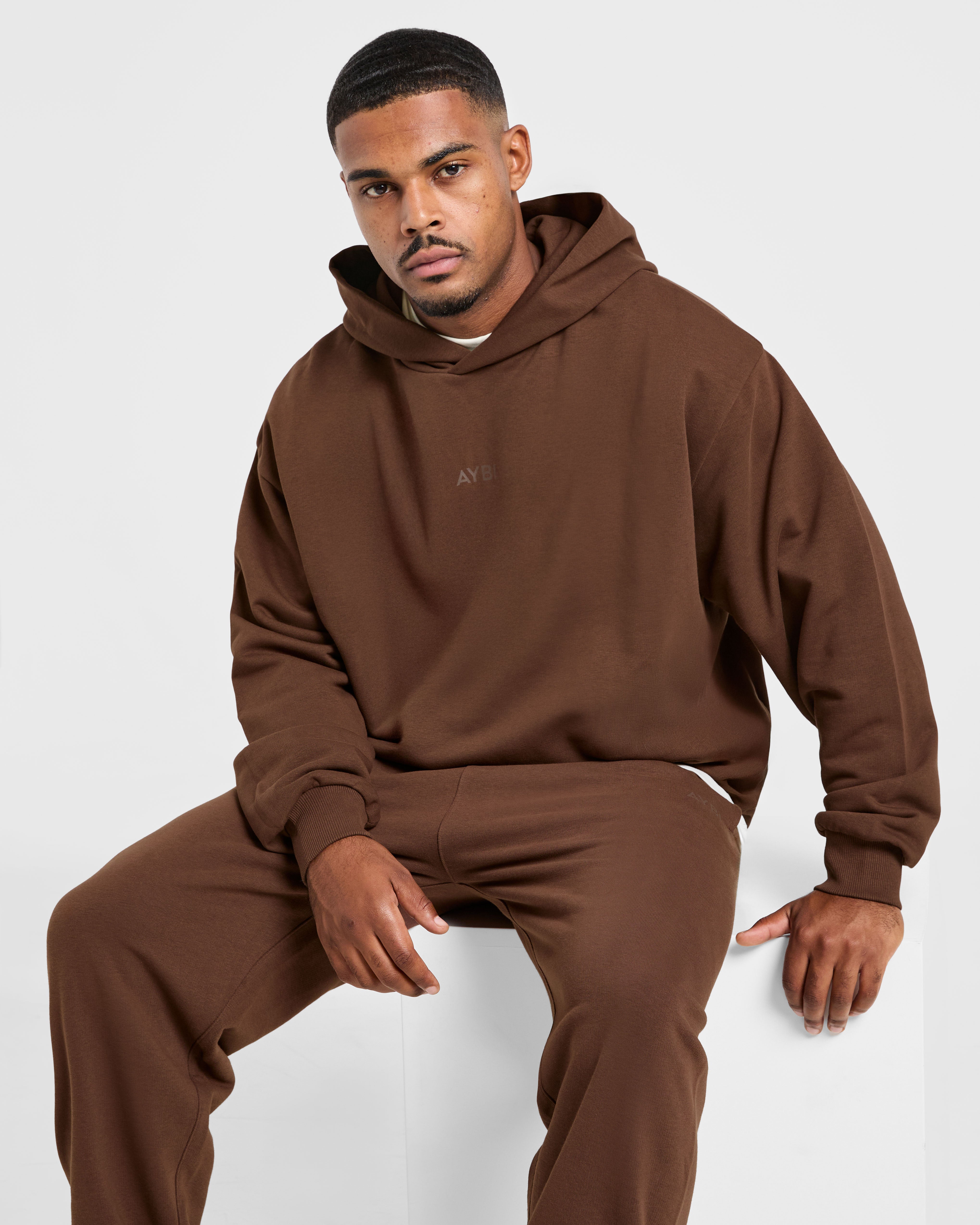 Craft Oversized Hoodie - Marron