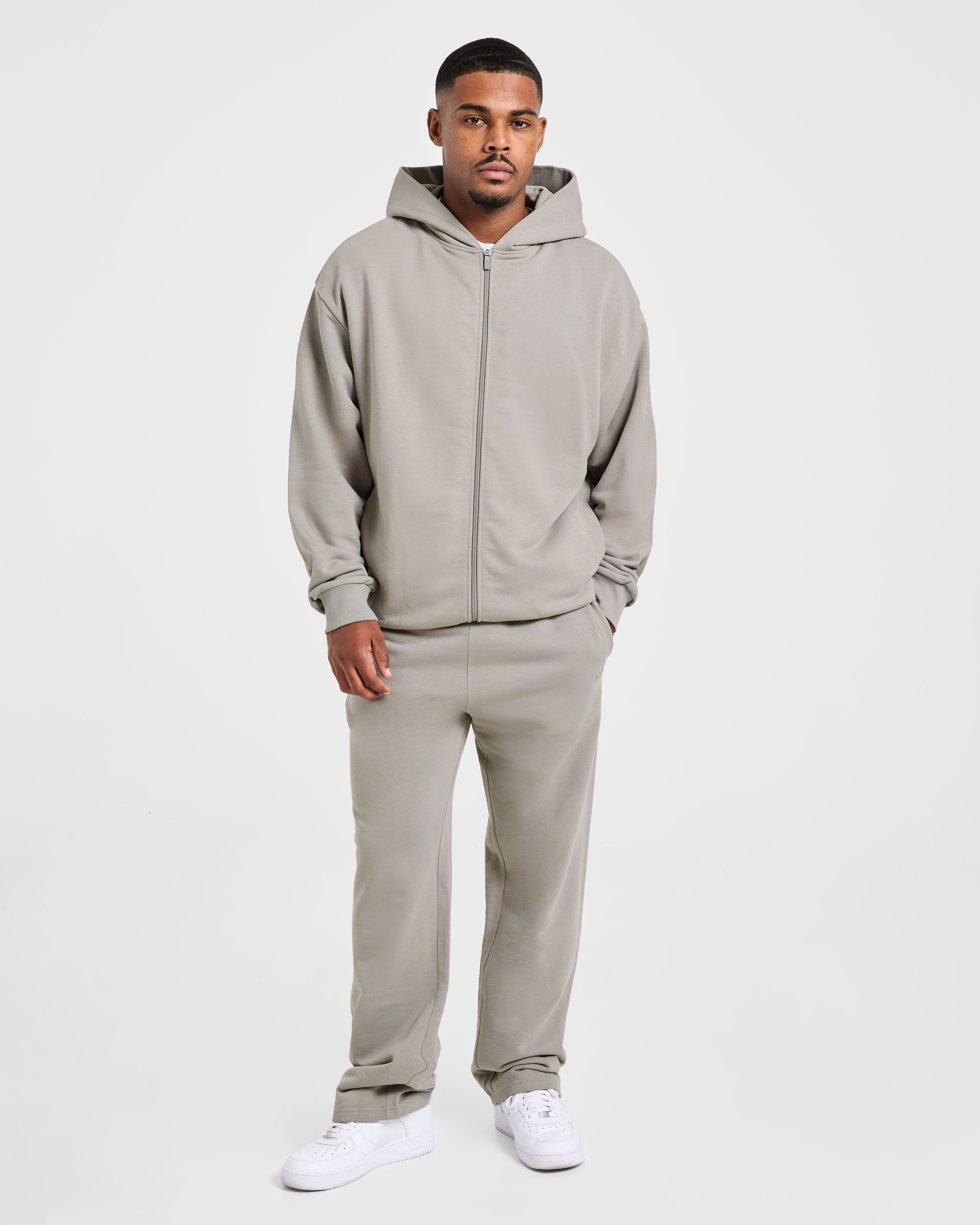 Craft Oversized Zip Up Hoodie - Misty