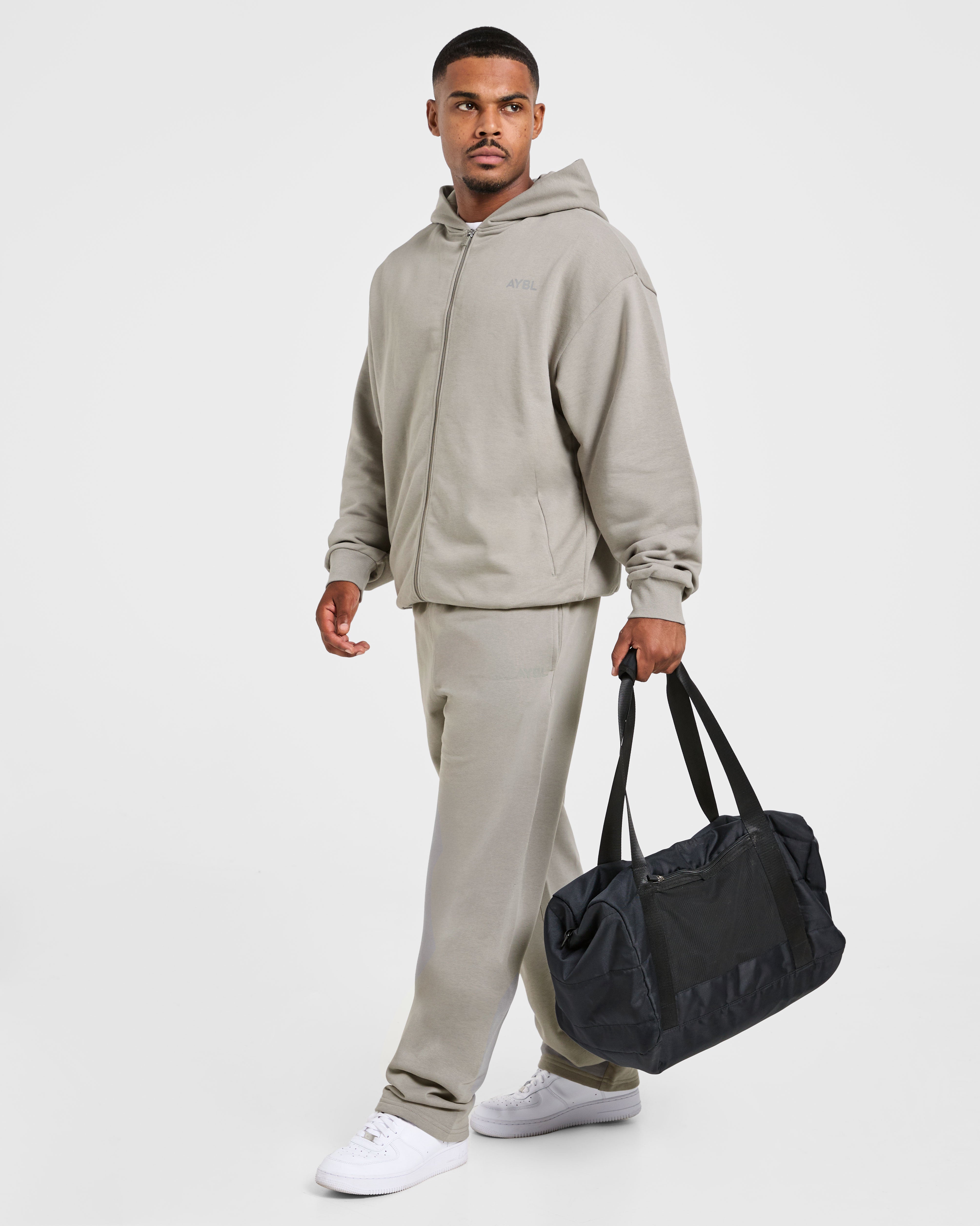 Craft Oversized Zip Up Hoodie - Misty