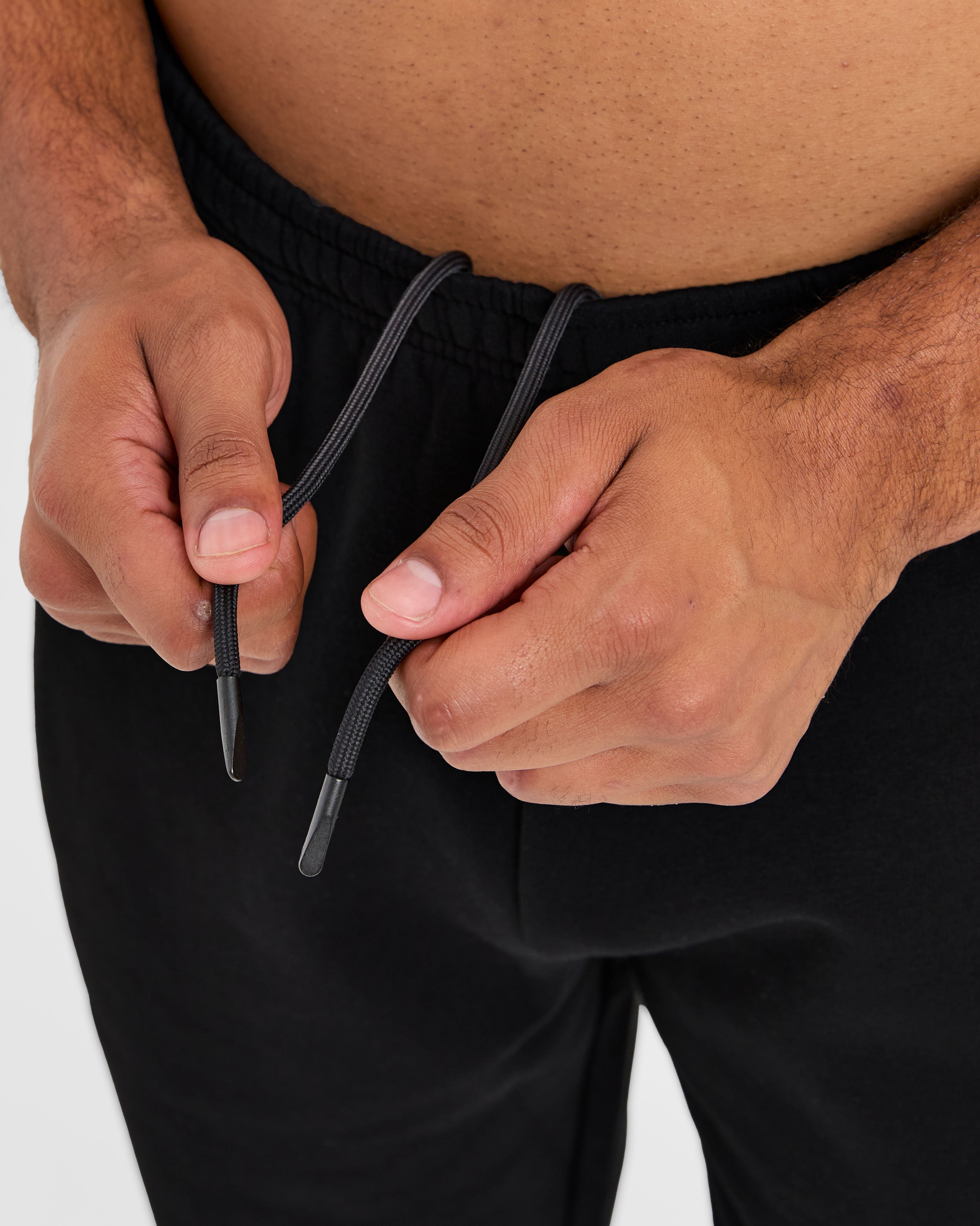 Restore Oversized Straight Leg Joggers - Noir