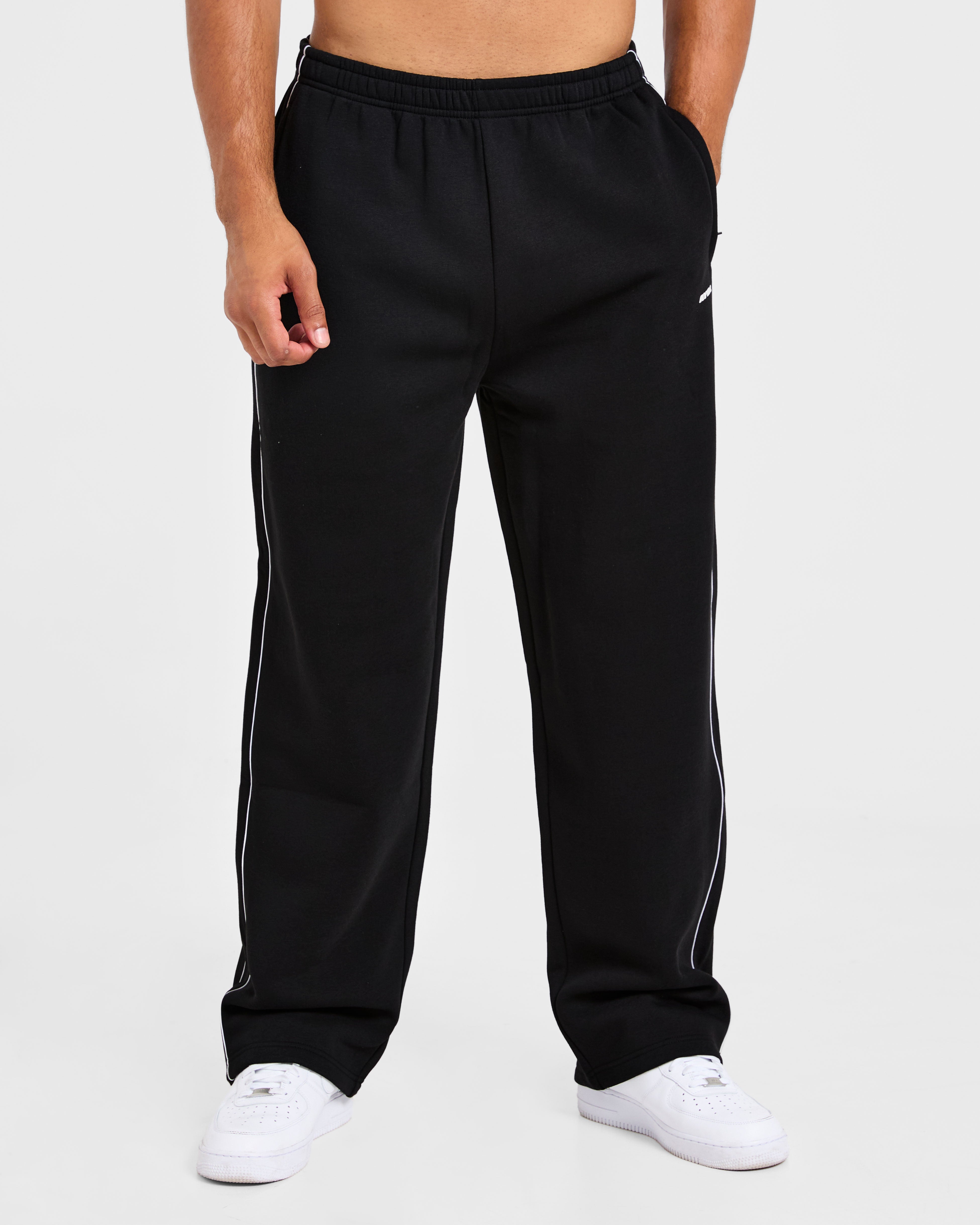 Restore Oversized Straight Leg Joggers - Noir