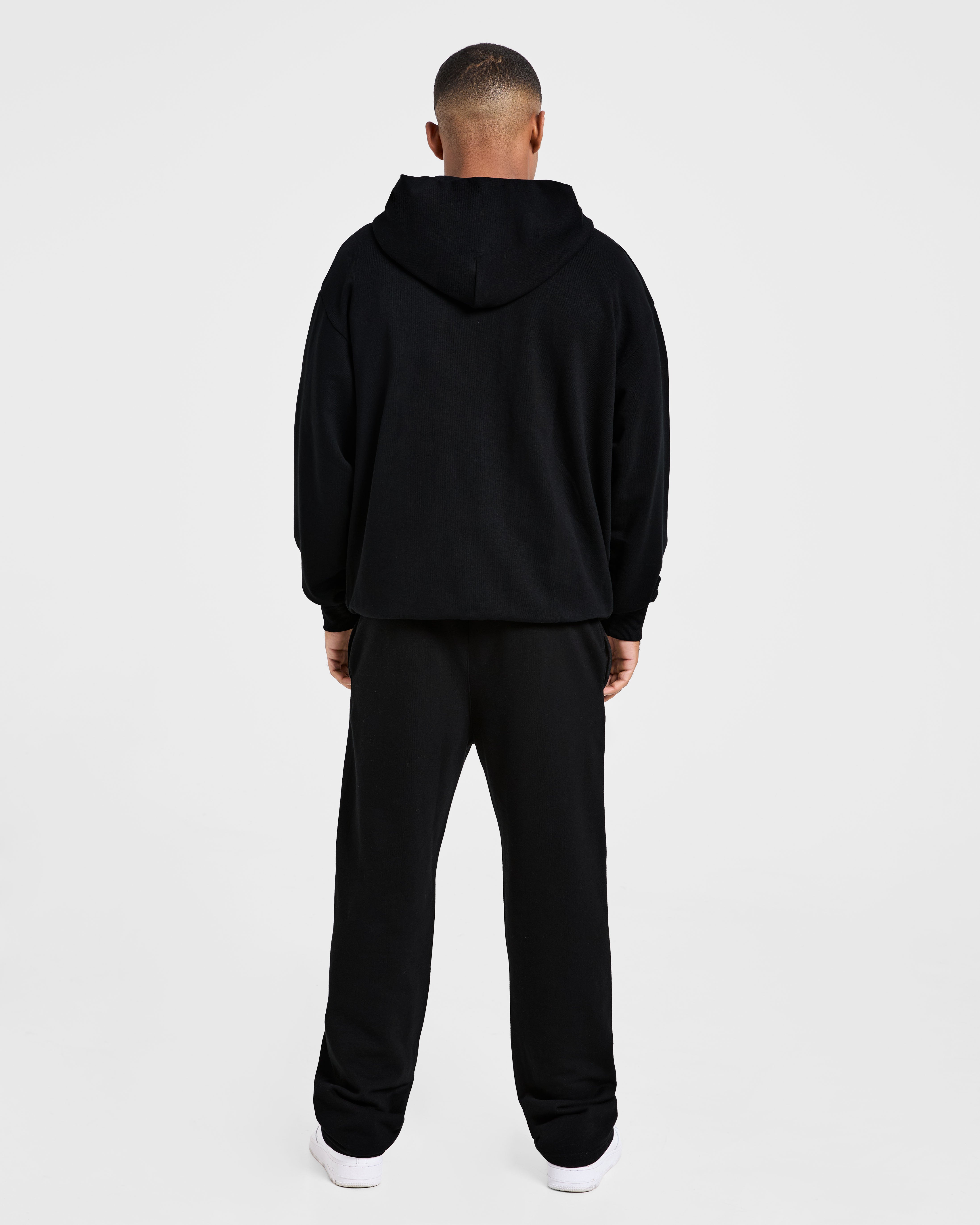 Craft Oversized Zip Up Hoodie - Noir