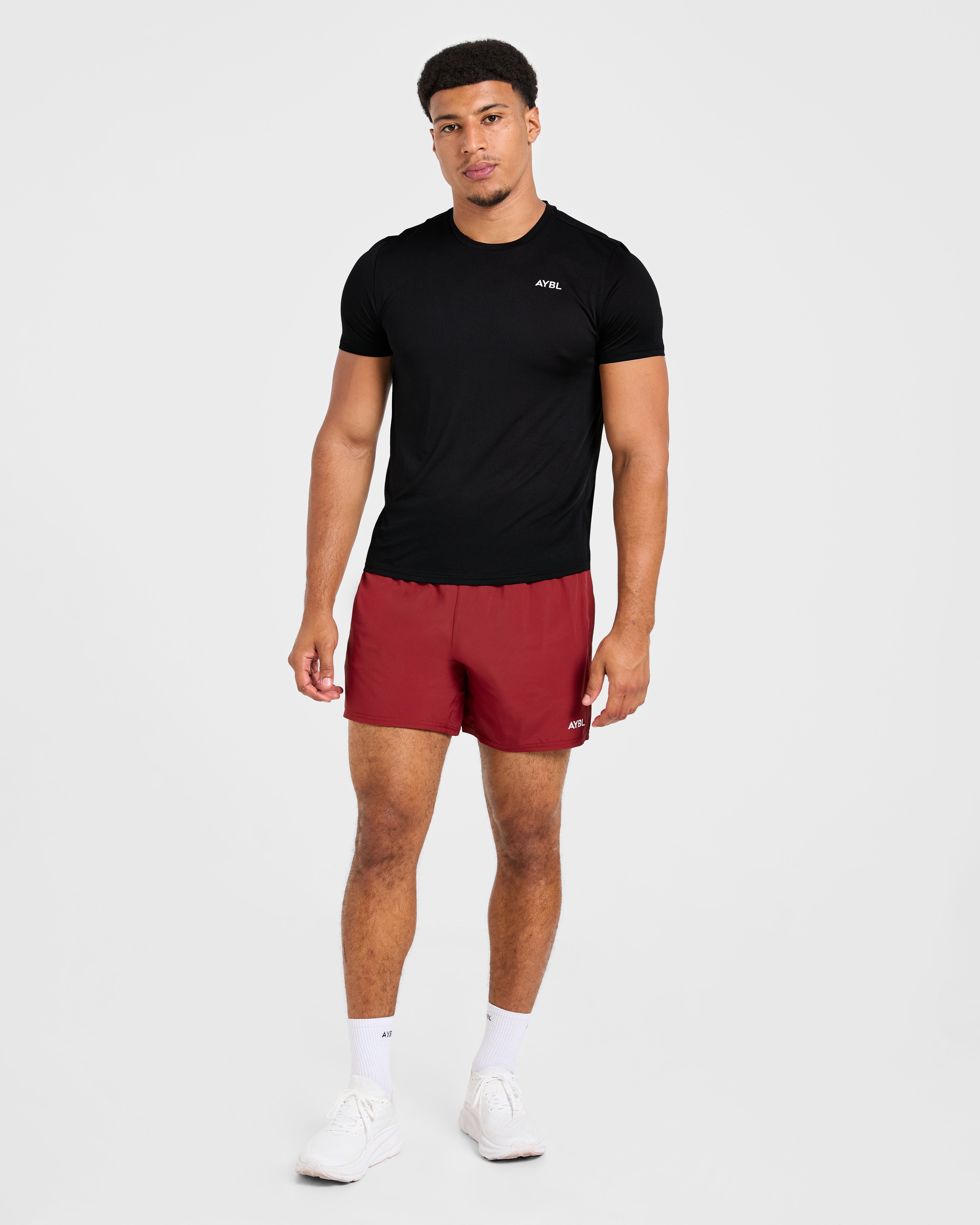 Core 5" Shorts - Vintage Rouge