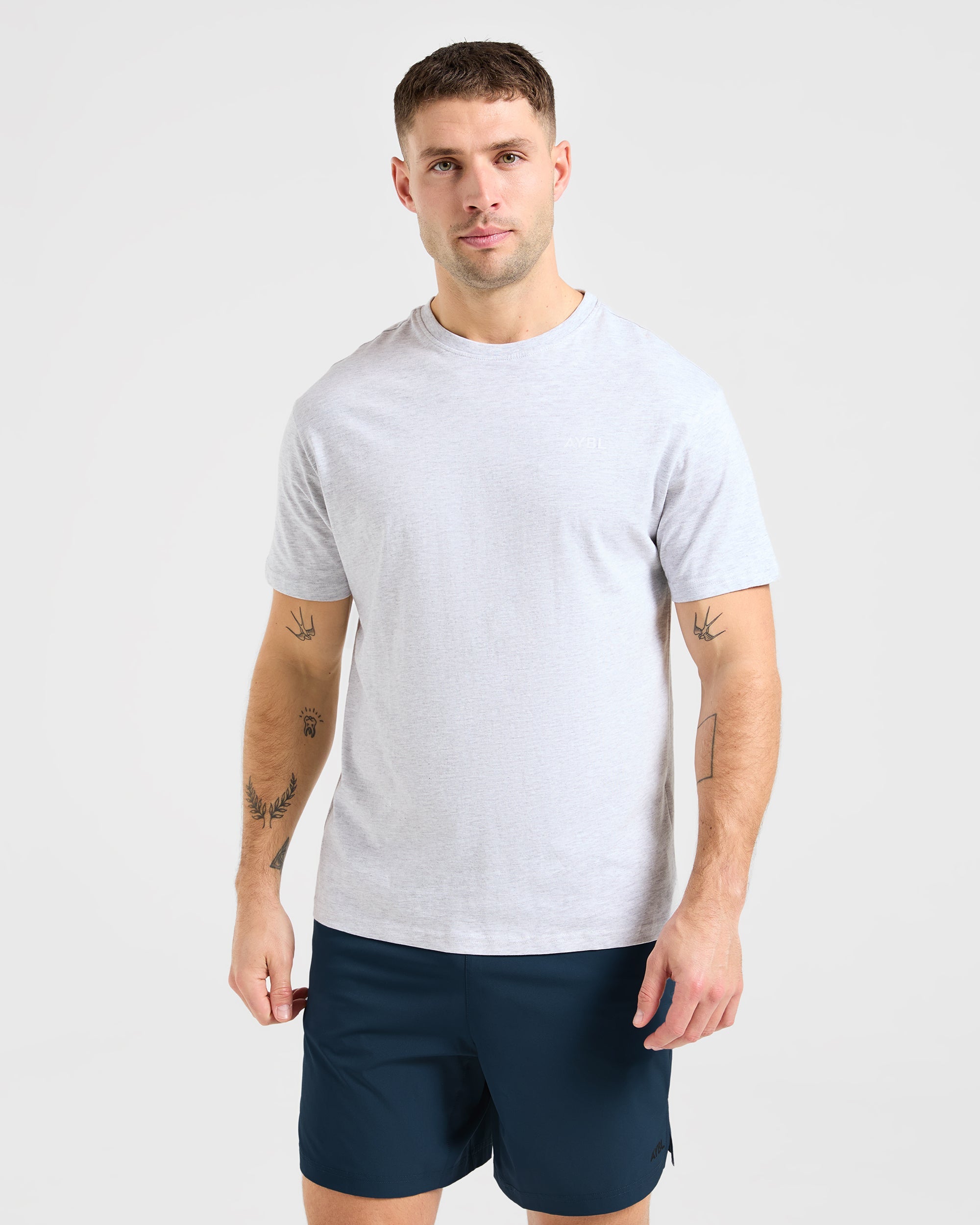 Essential T Shirt - Light Gris Marl