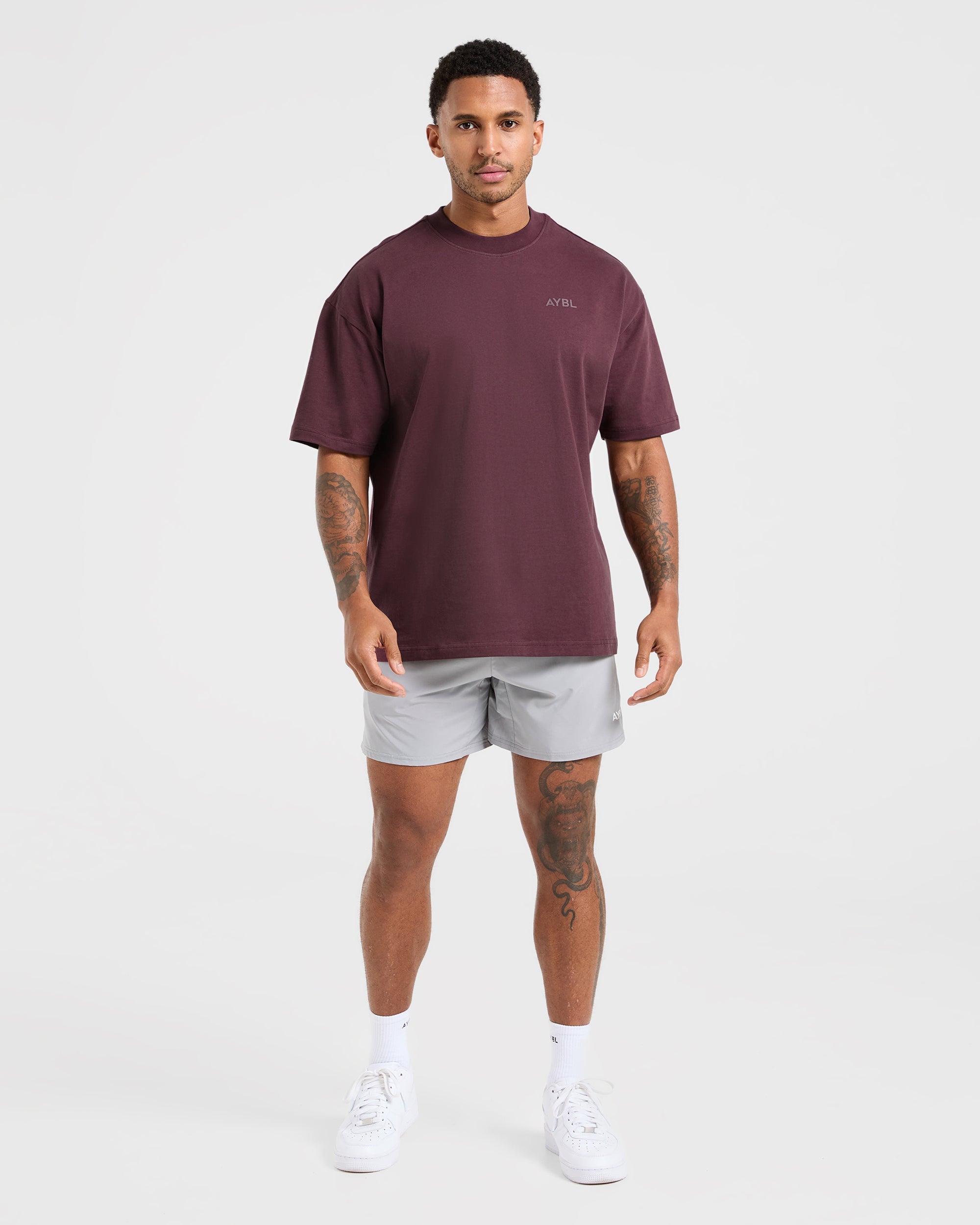 Essential Oversized T Shirt - Dusty Plum