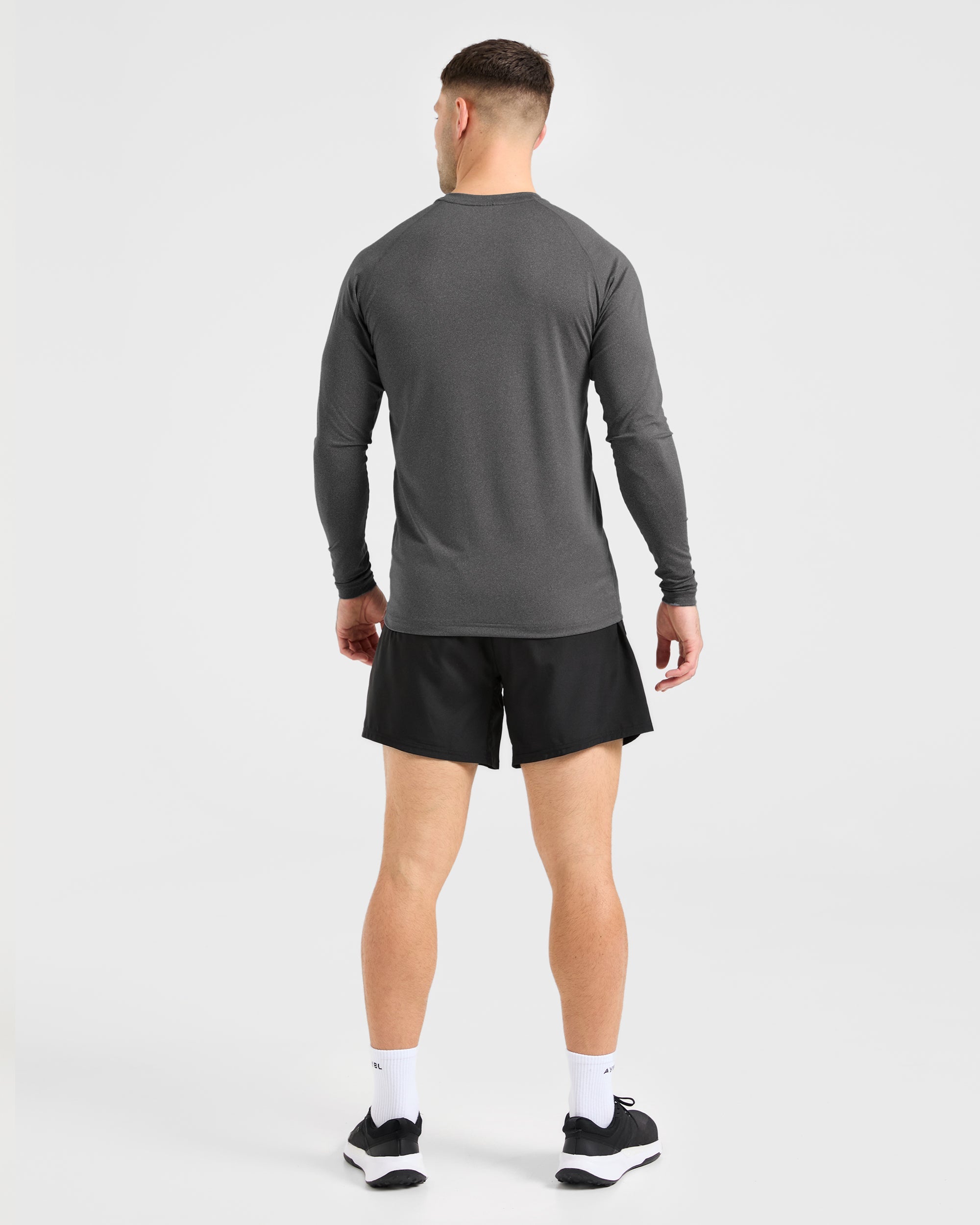 Essential Long Sleeve T Shirt - Gris Marl