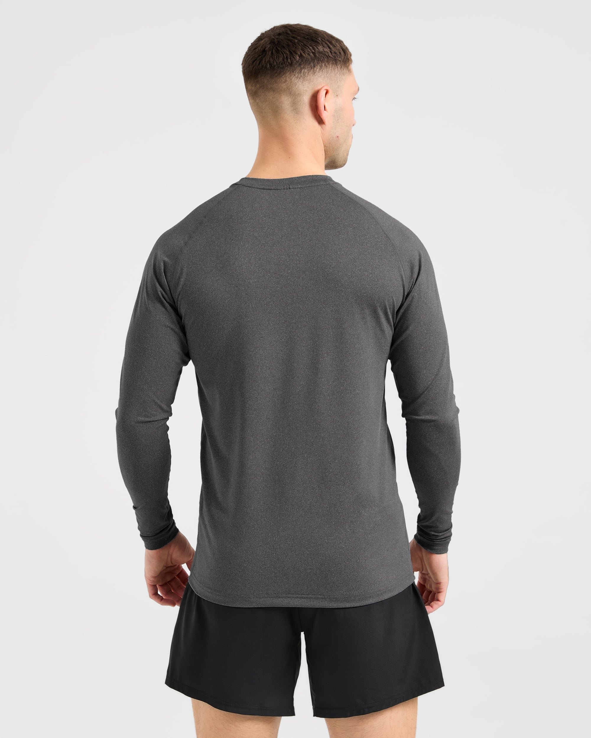 Essential Long Sleeve T Shirt - Gris Marl