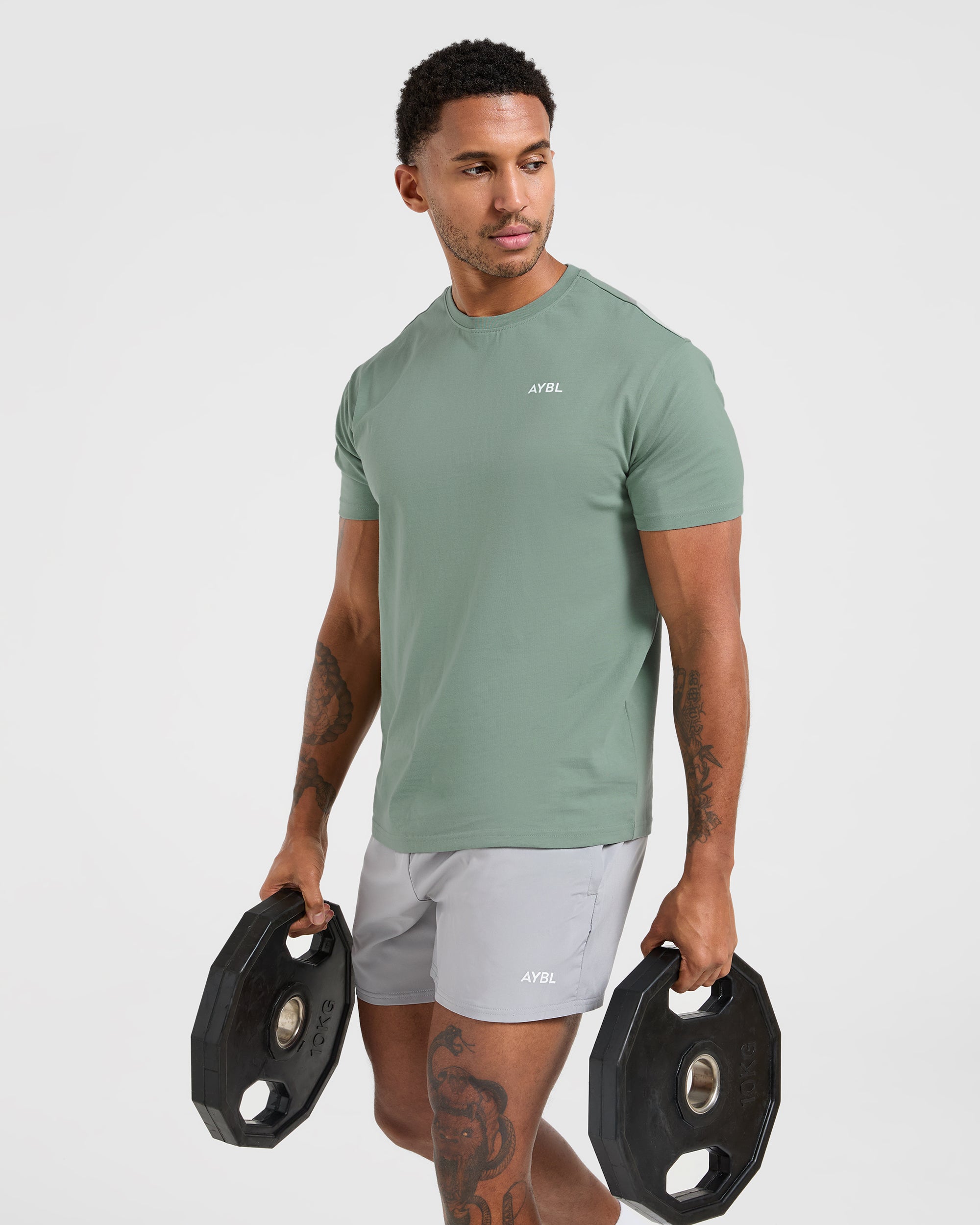 Essential T Shirt - Slate Vert