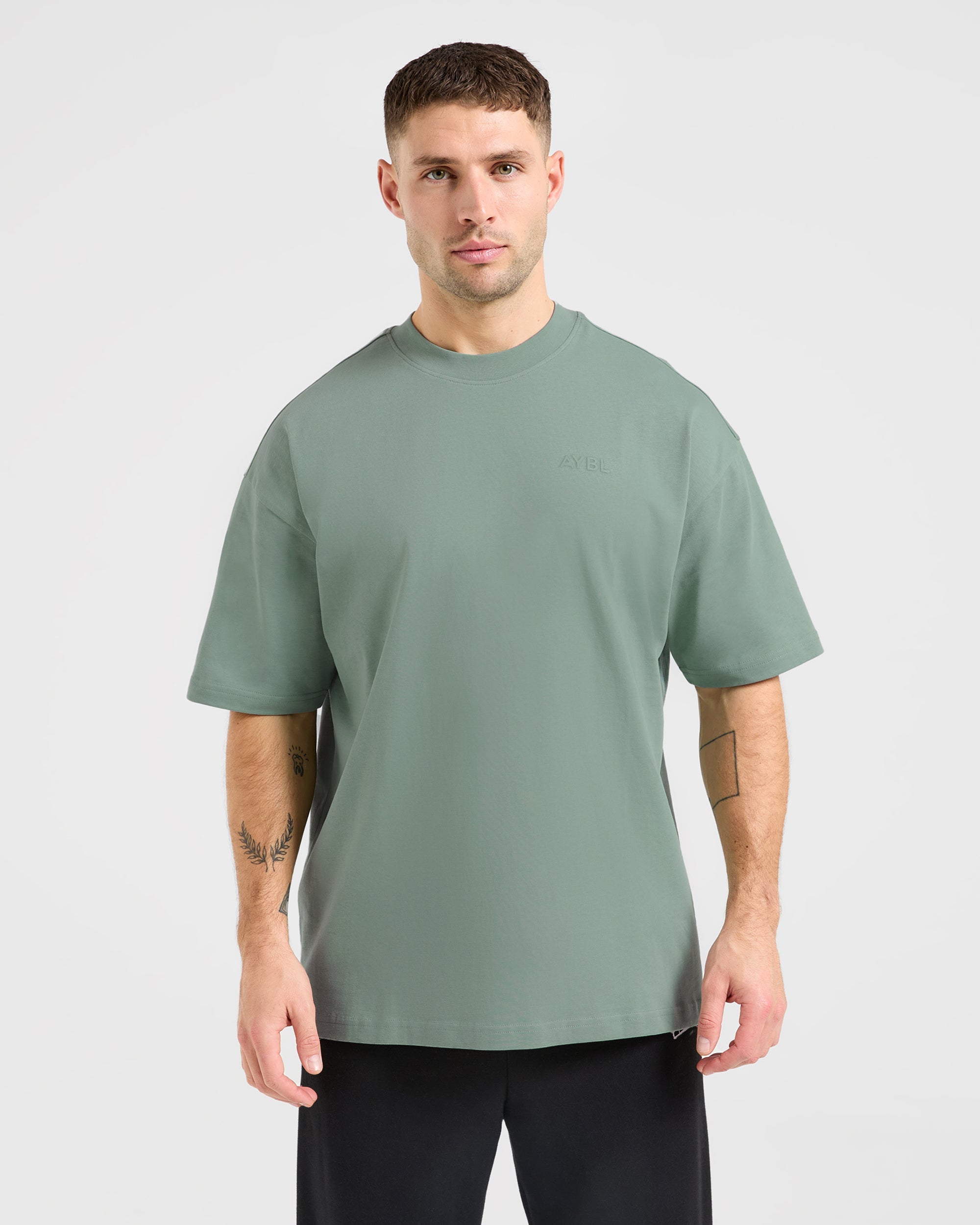 Essential Oversized T Shirt - Slate Vert