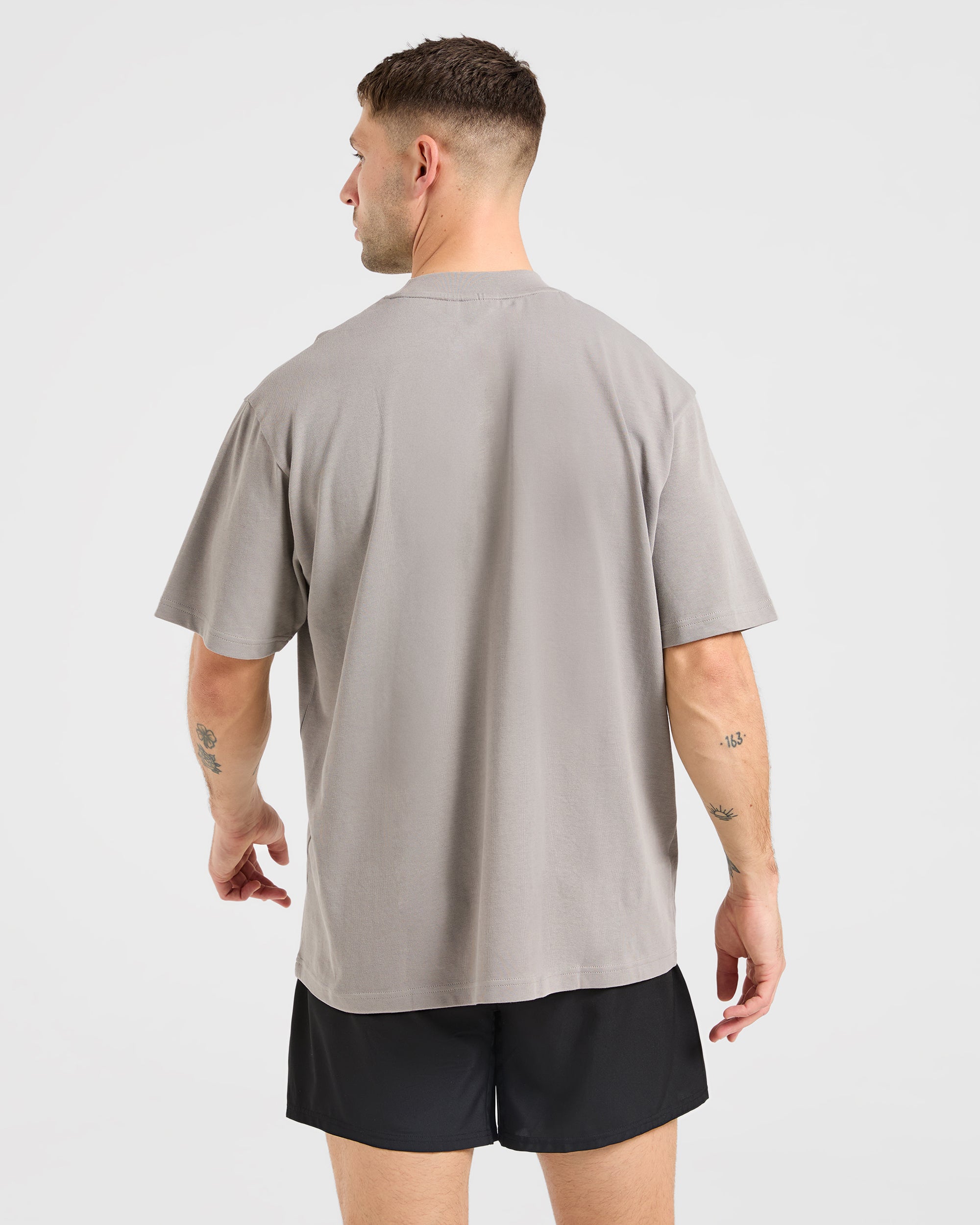 Lift Club Oversized T Shirt - Fog