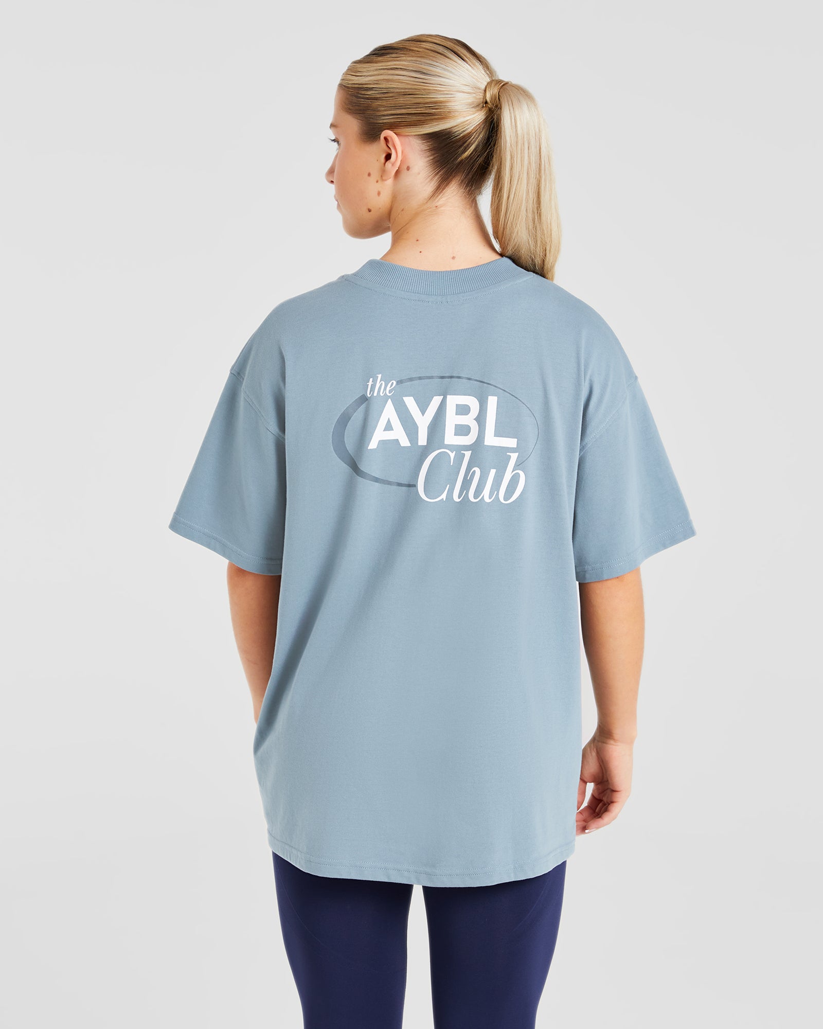 AYBL Club Oversized T Shirt - Vintage Bleu