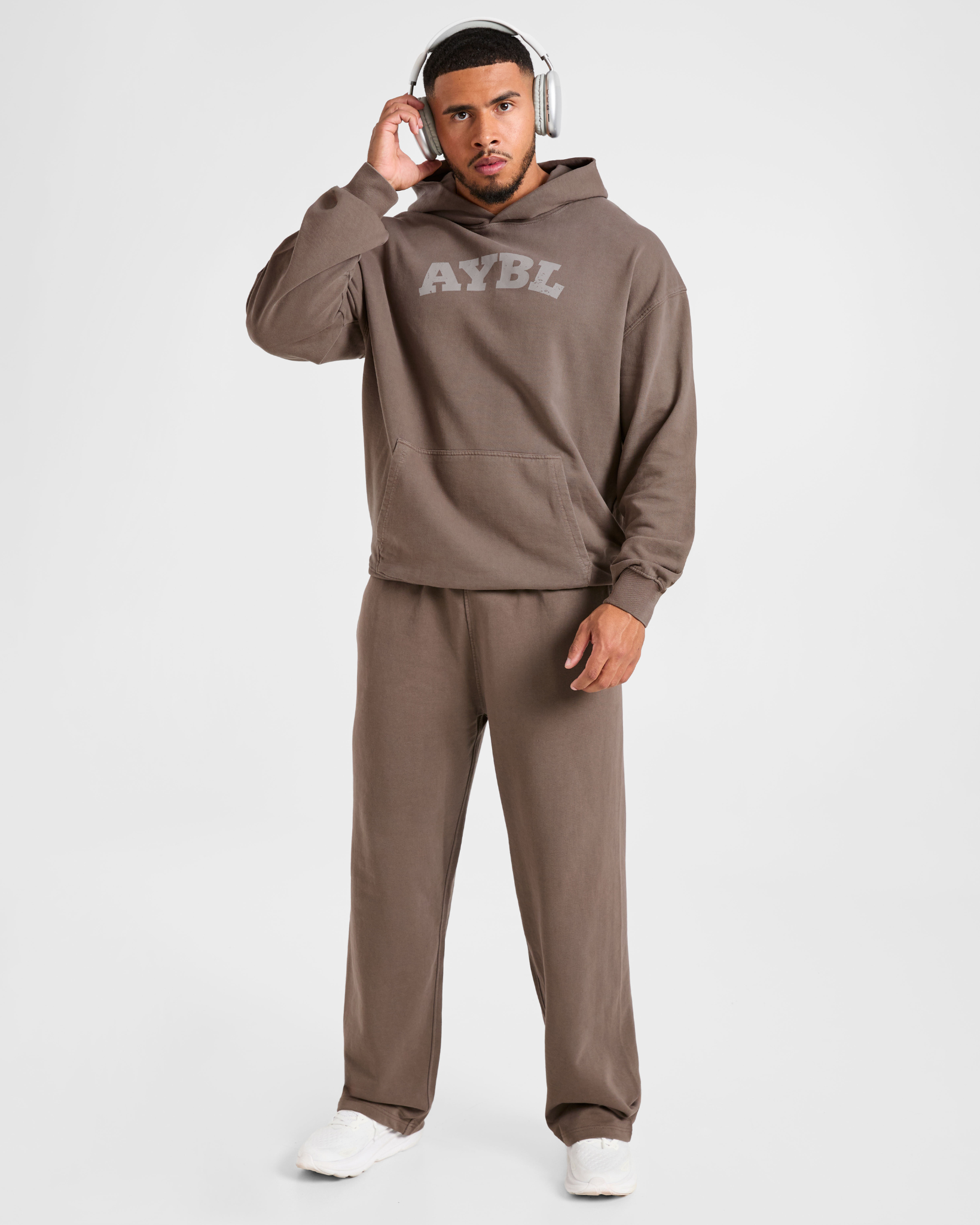 Elite Straight Leg Joggers - Umber Marron