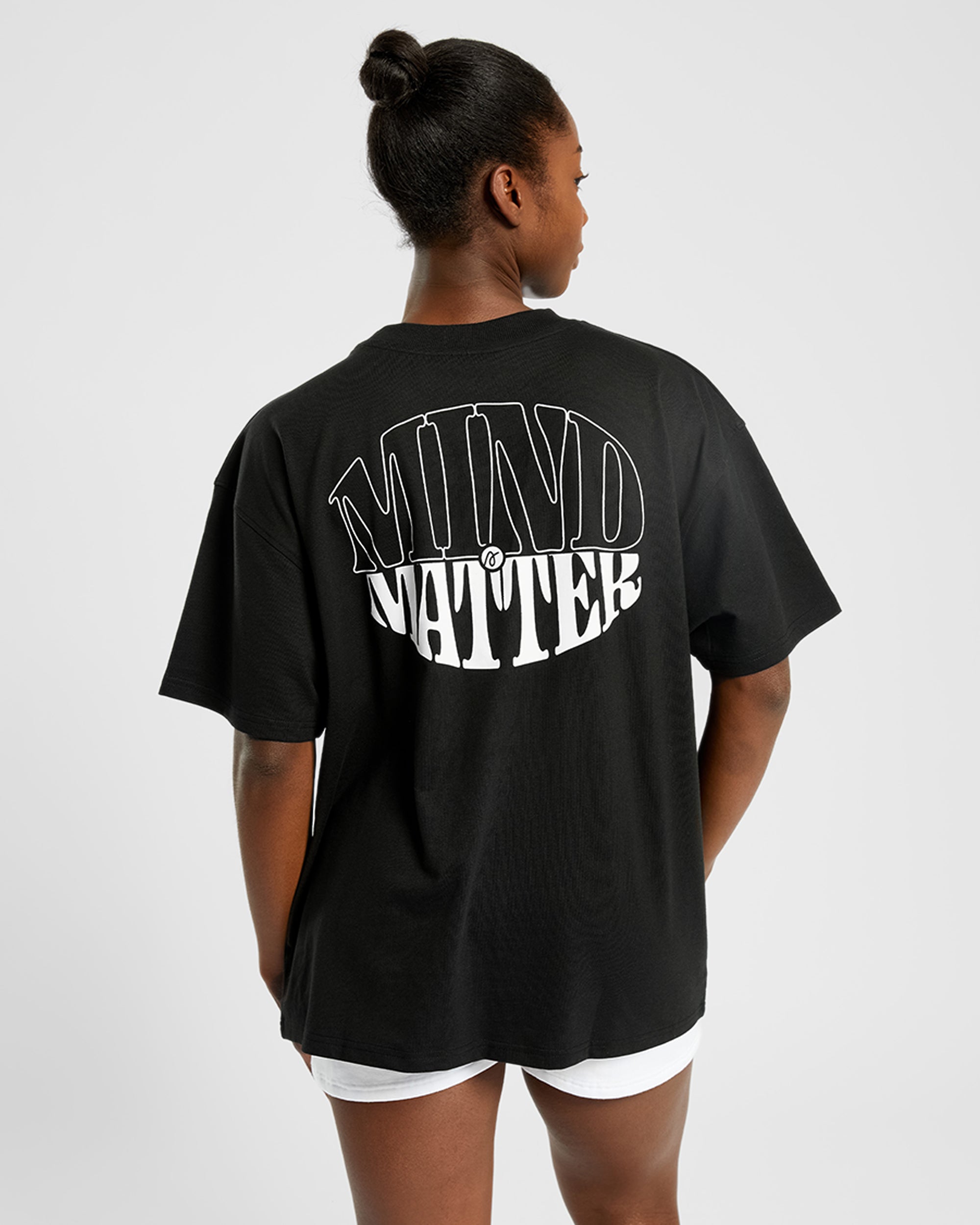 Mind Over Matter Oversized T Shirt - Noir