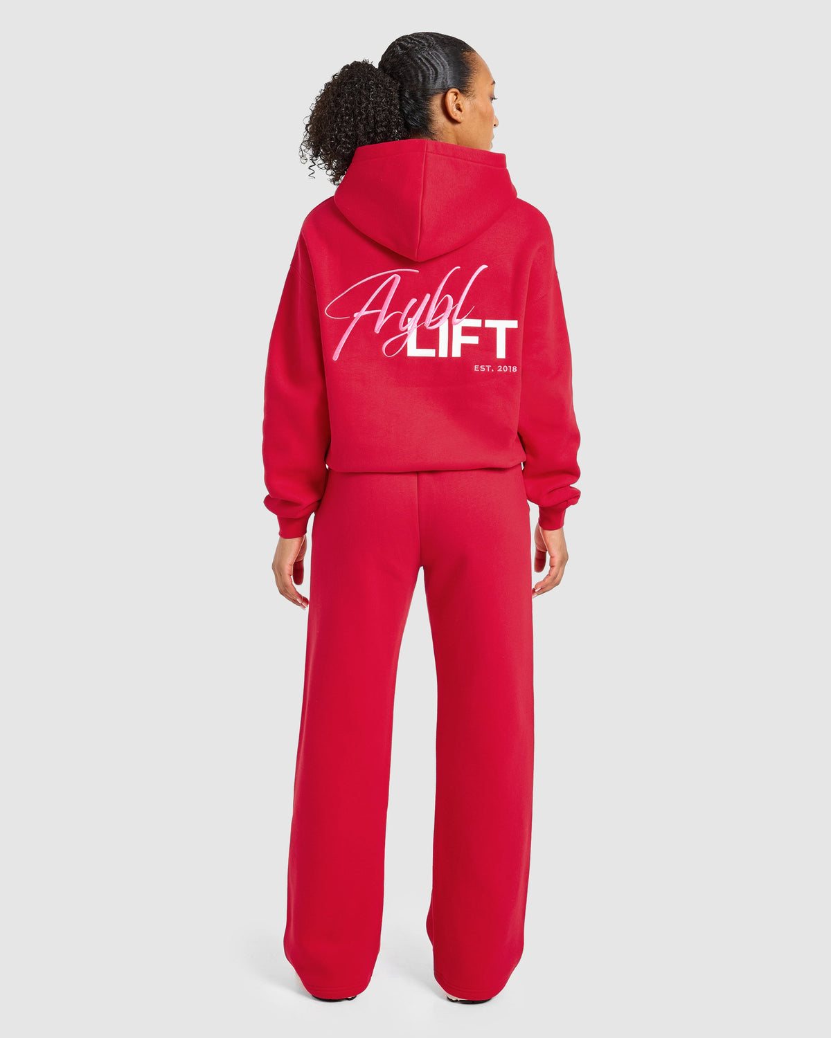 Lift Graphic 2.0 Oversized Hoodie - Rouge