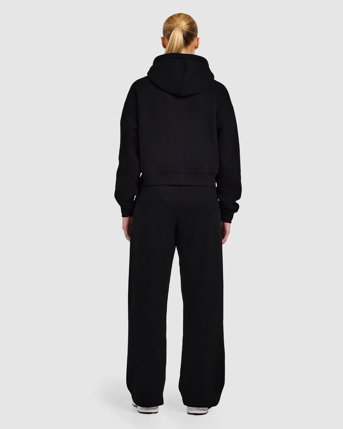 Varsity 2.0 Boxy Zip Up Hoodie - Noir