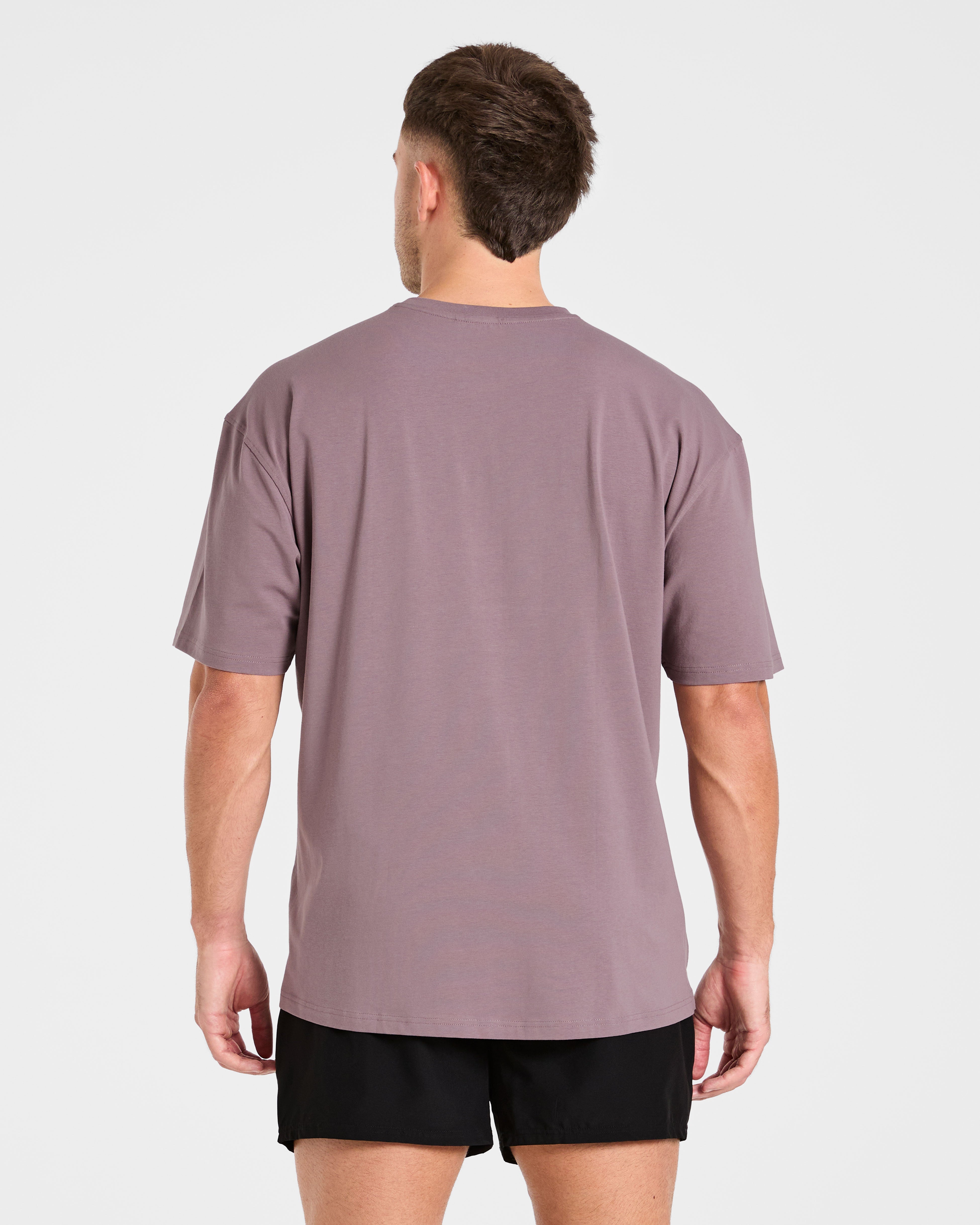 Force Oversized T Shirt - Heavy Violet