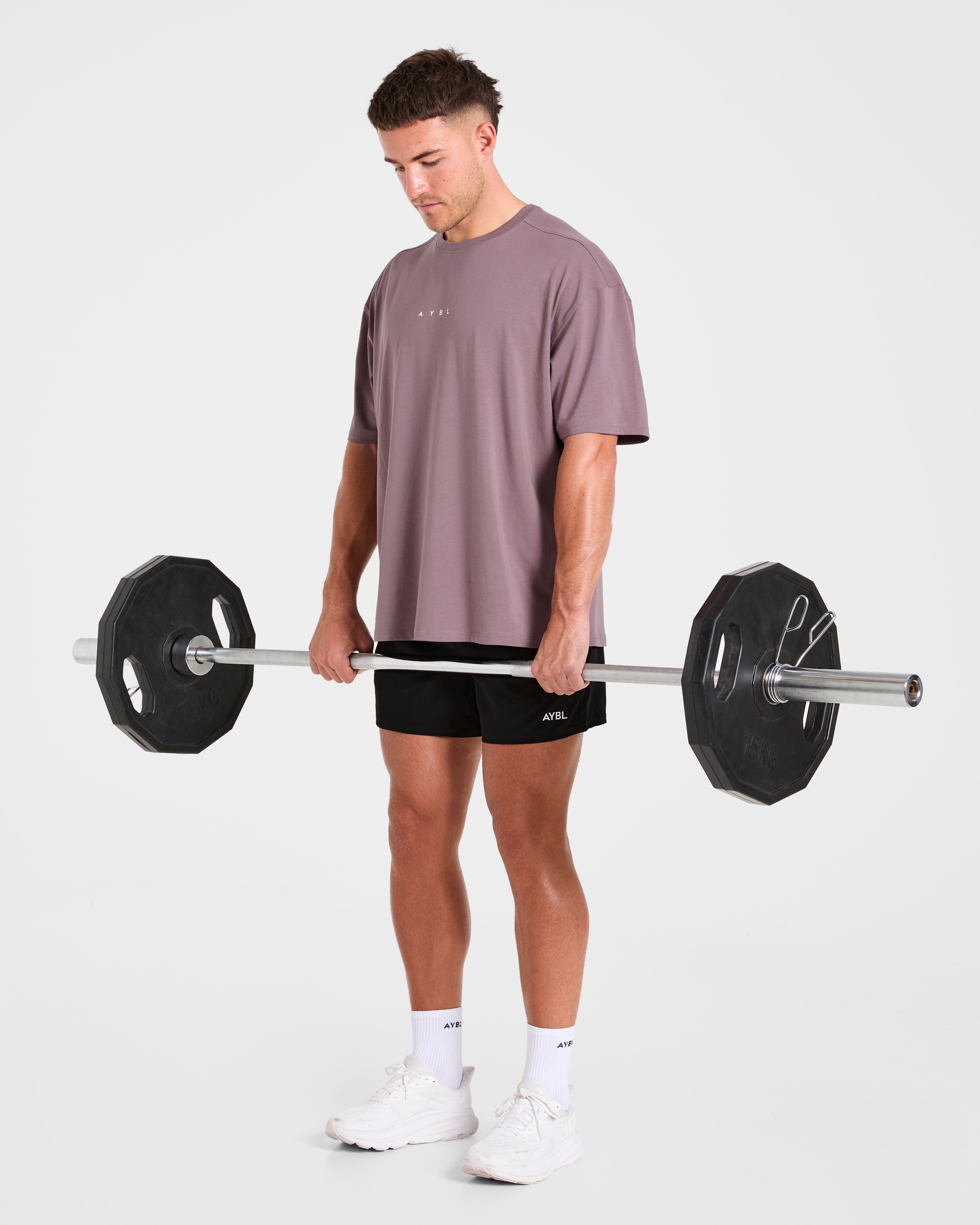 Force Oversized T Shirt - Heavy Violet