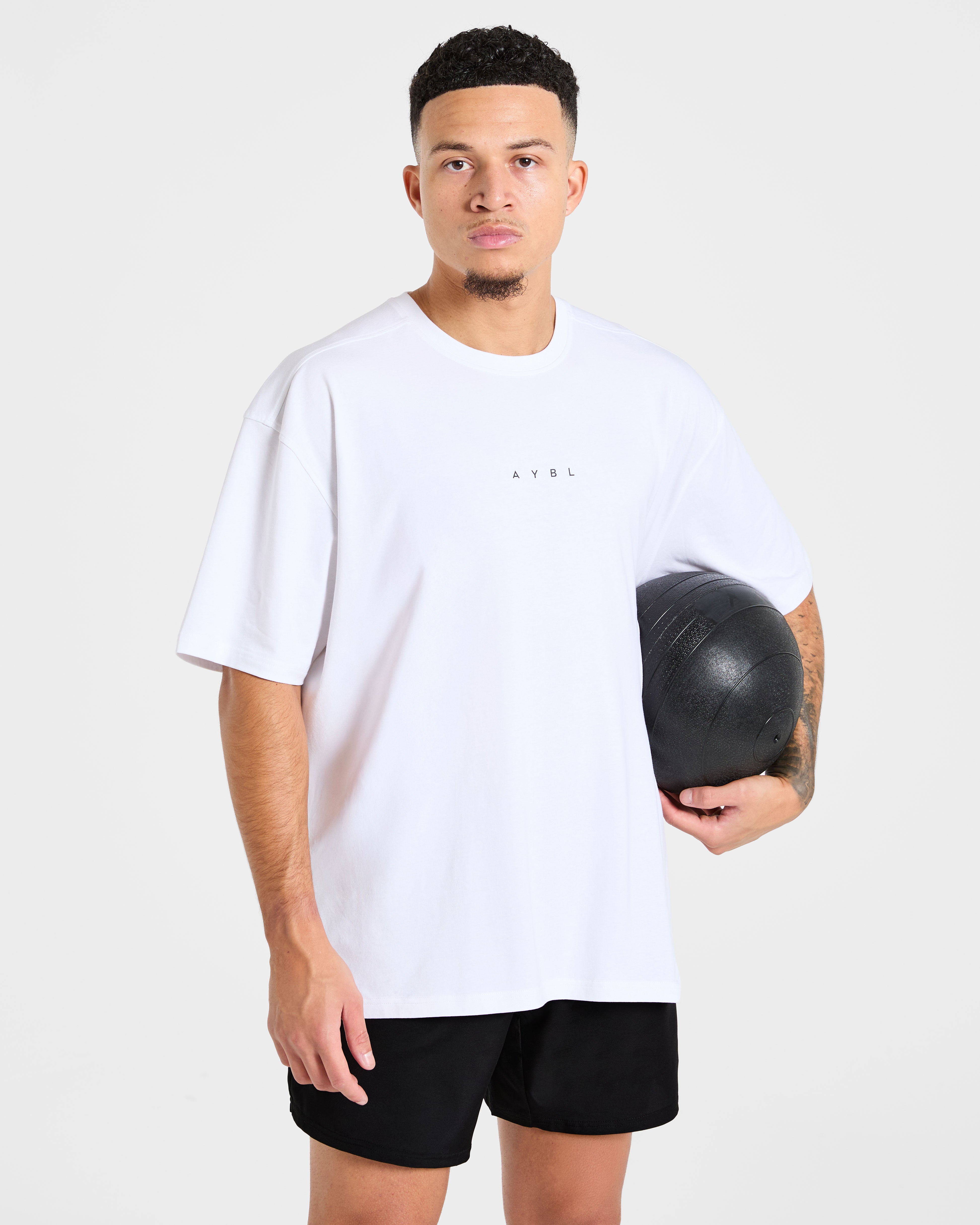 Force Oversized T Shirt - Blanc