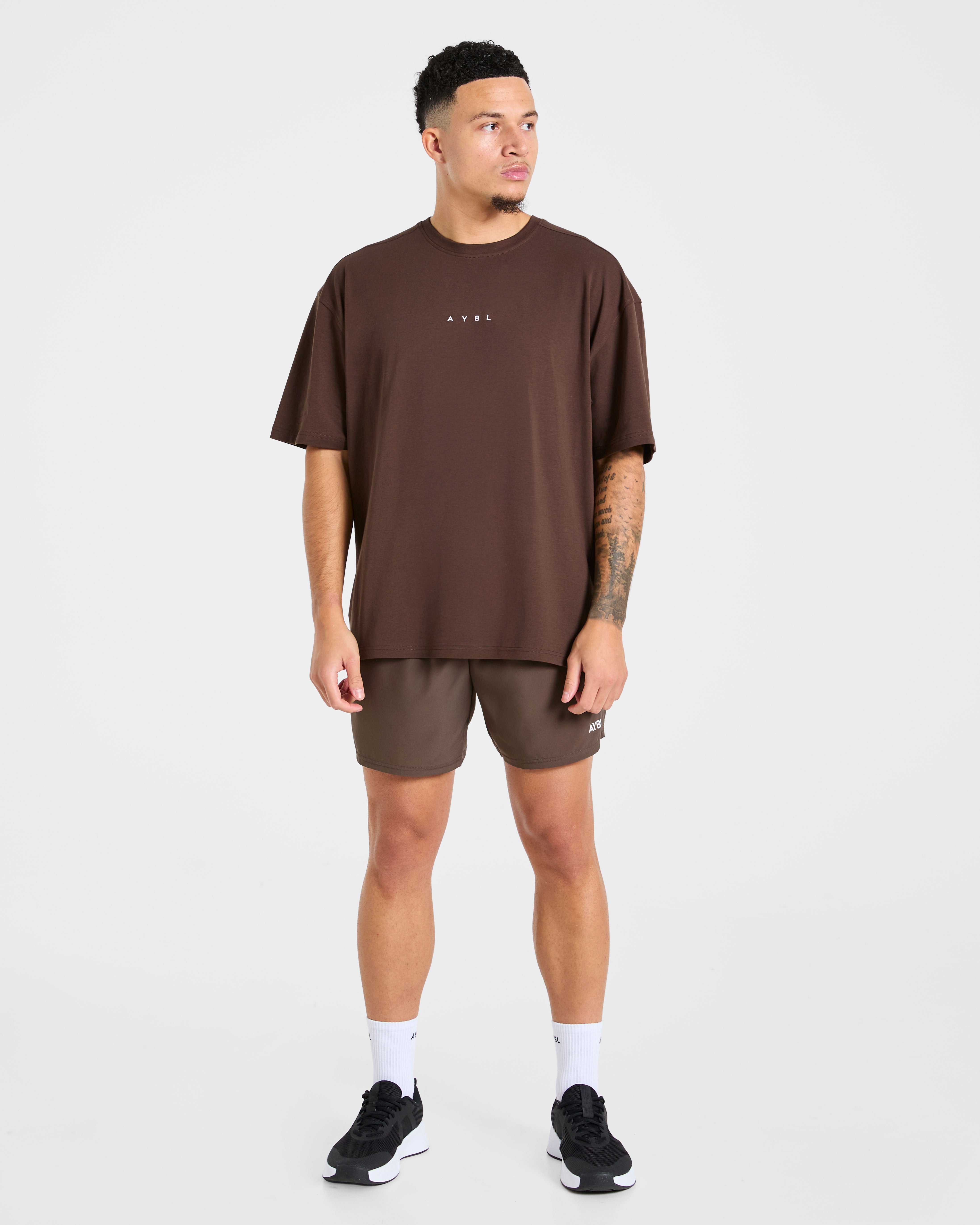 Force Oversized T Shirt - Marron