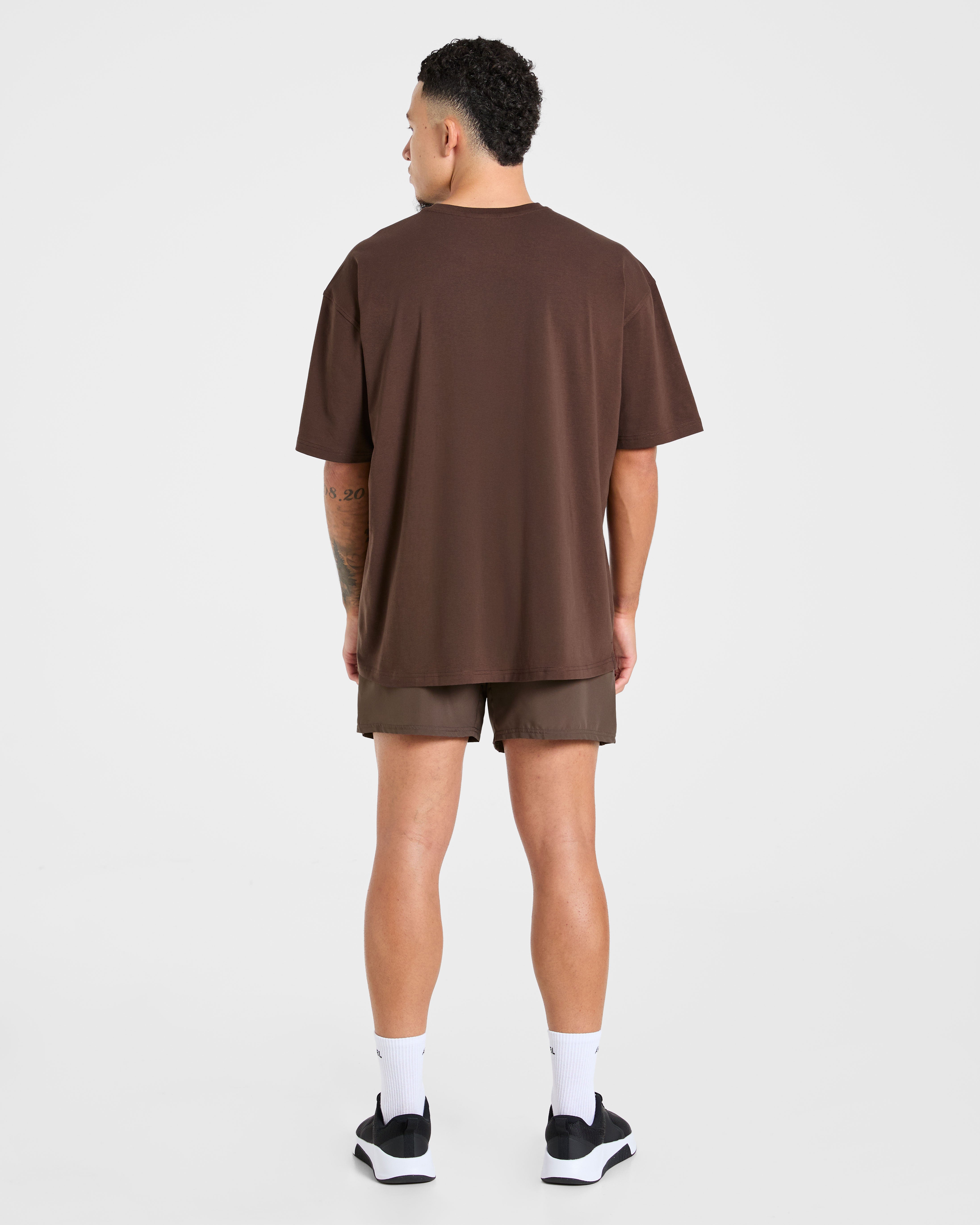 Force Oversized T Shirt - Marron