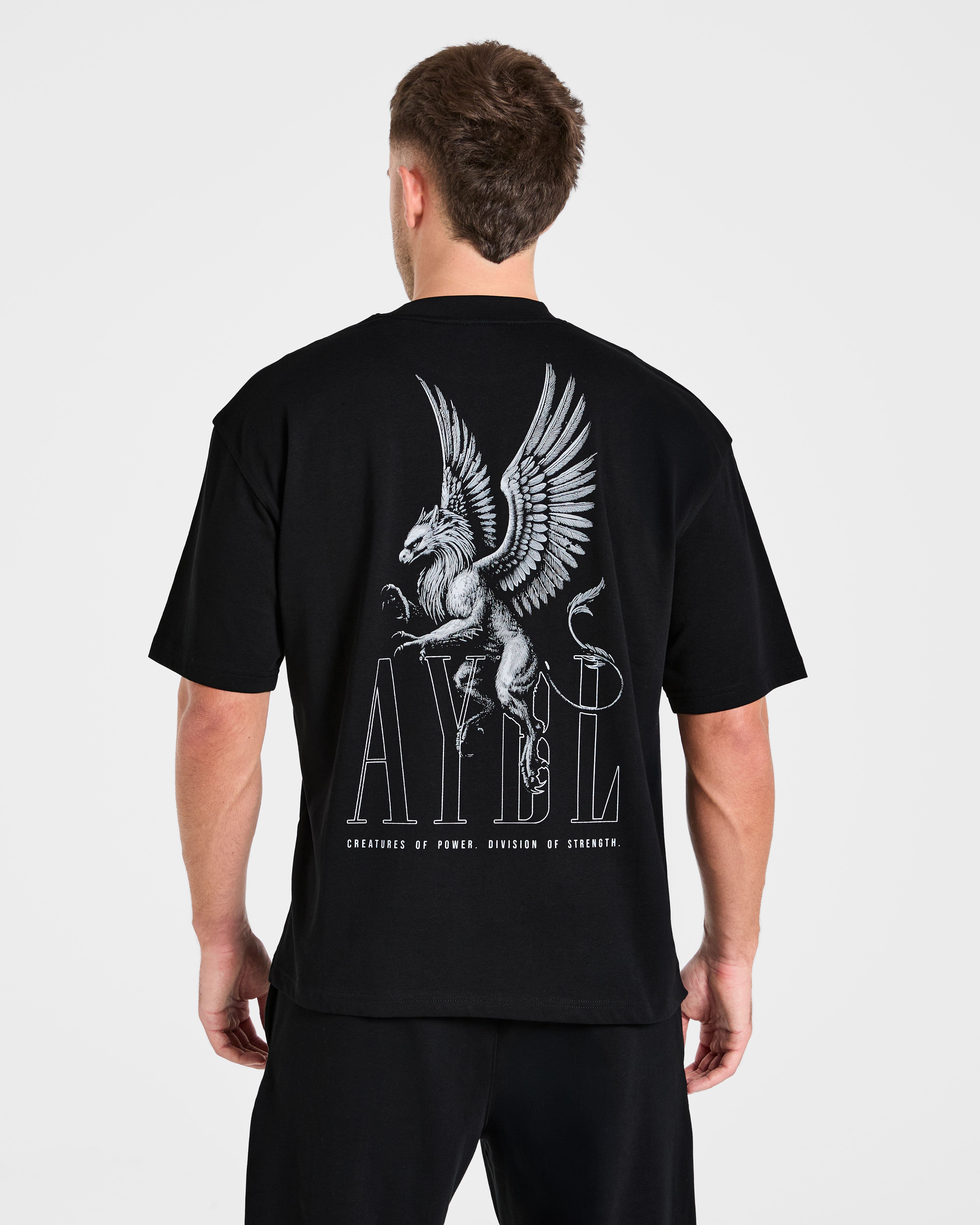 Creatures Of Power Oversized T Shirt - Noir