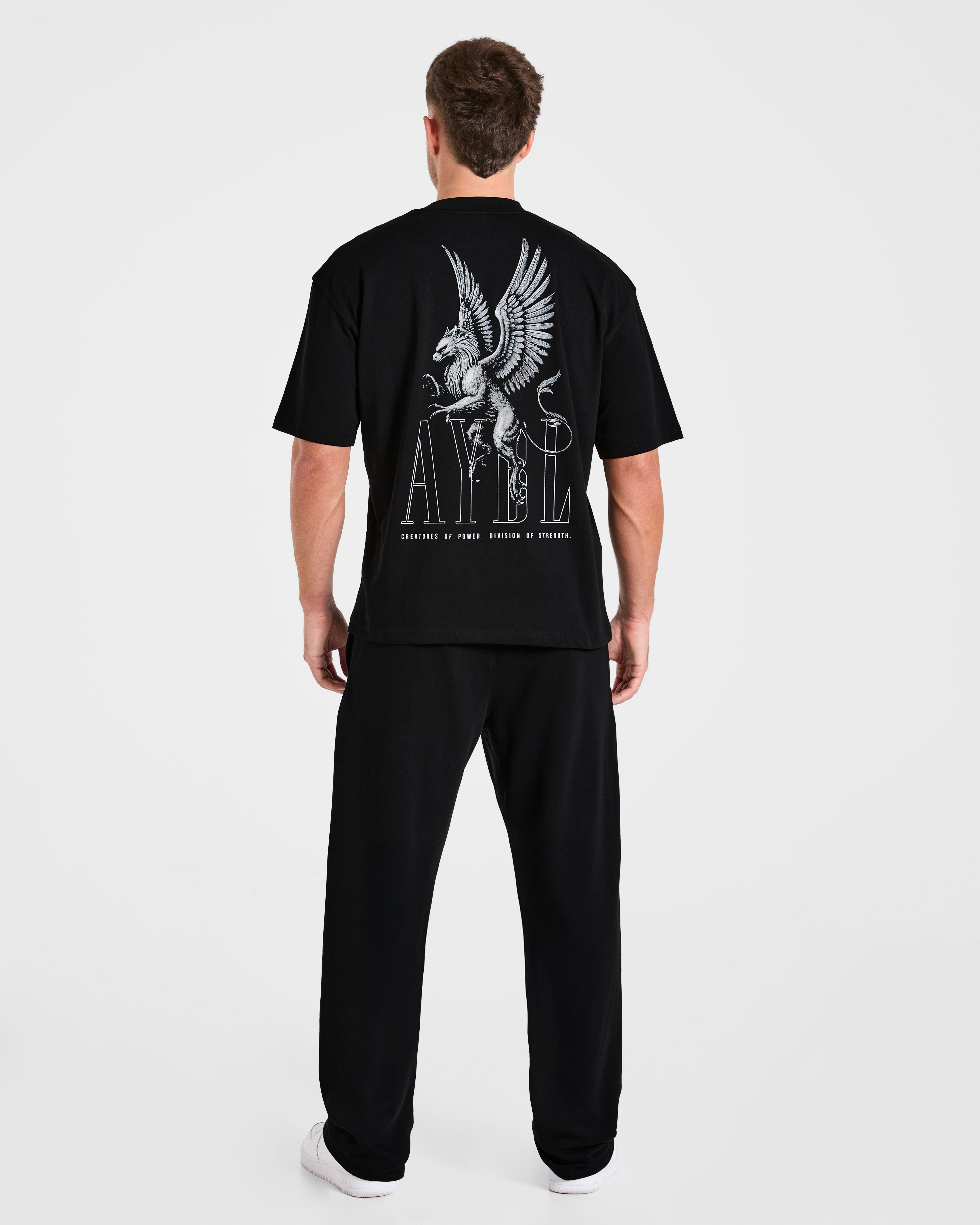 Creatures Of Power Oversized T Shirt - Noir