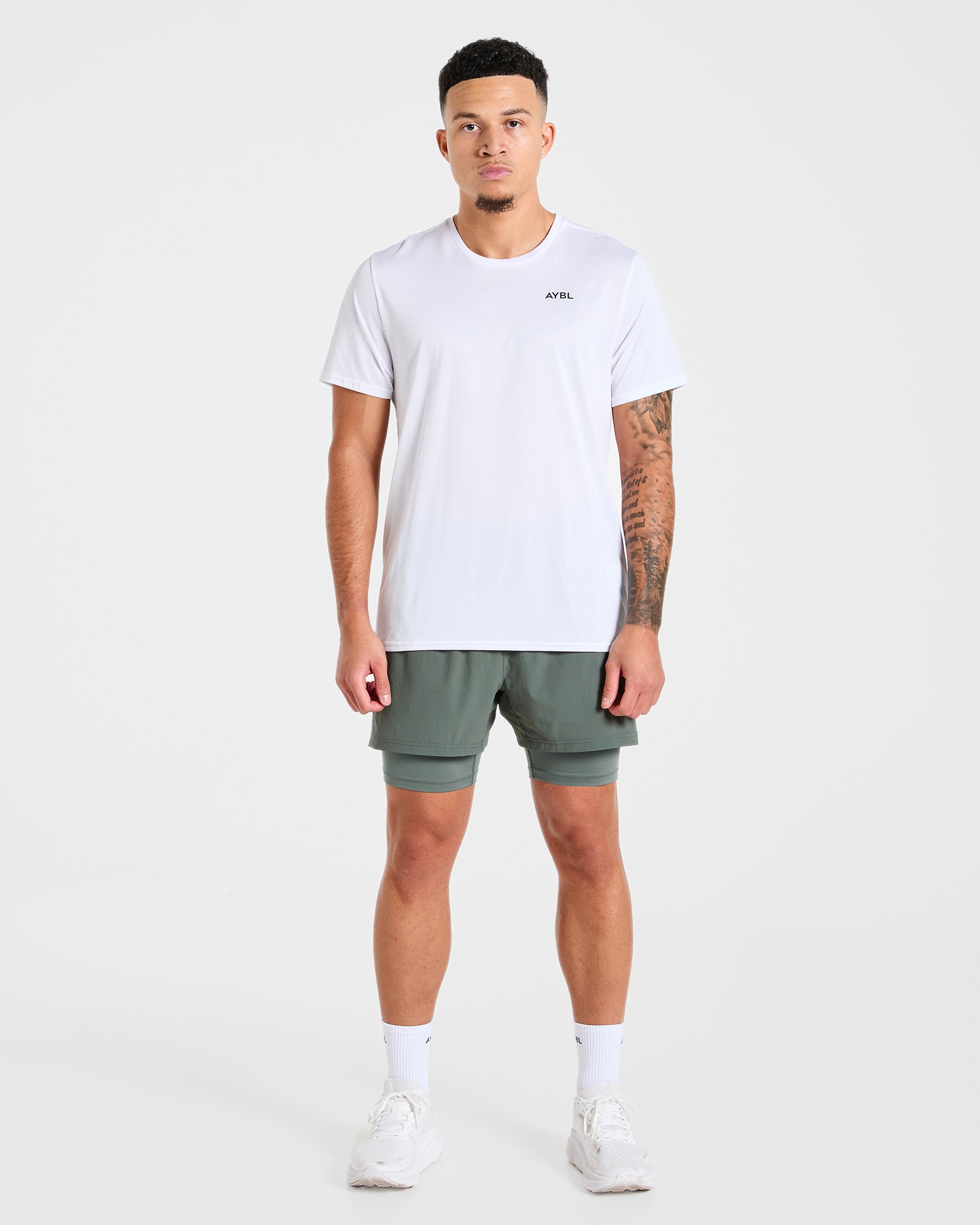 Signature 2 in 1 Shorts - Deep Olive