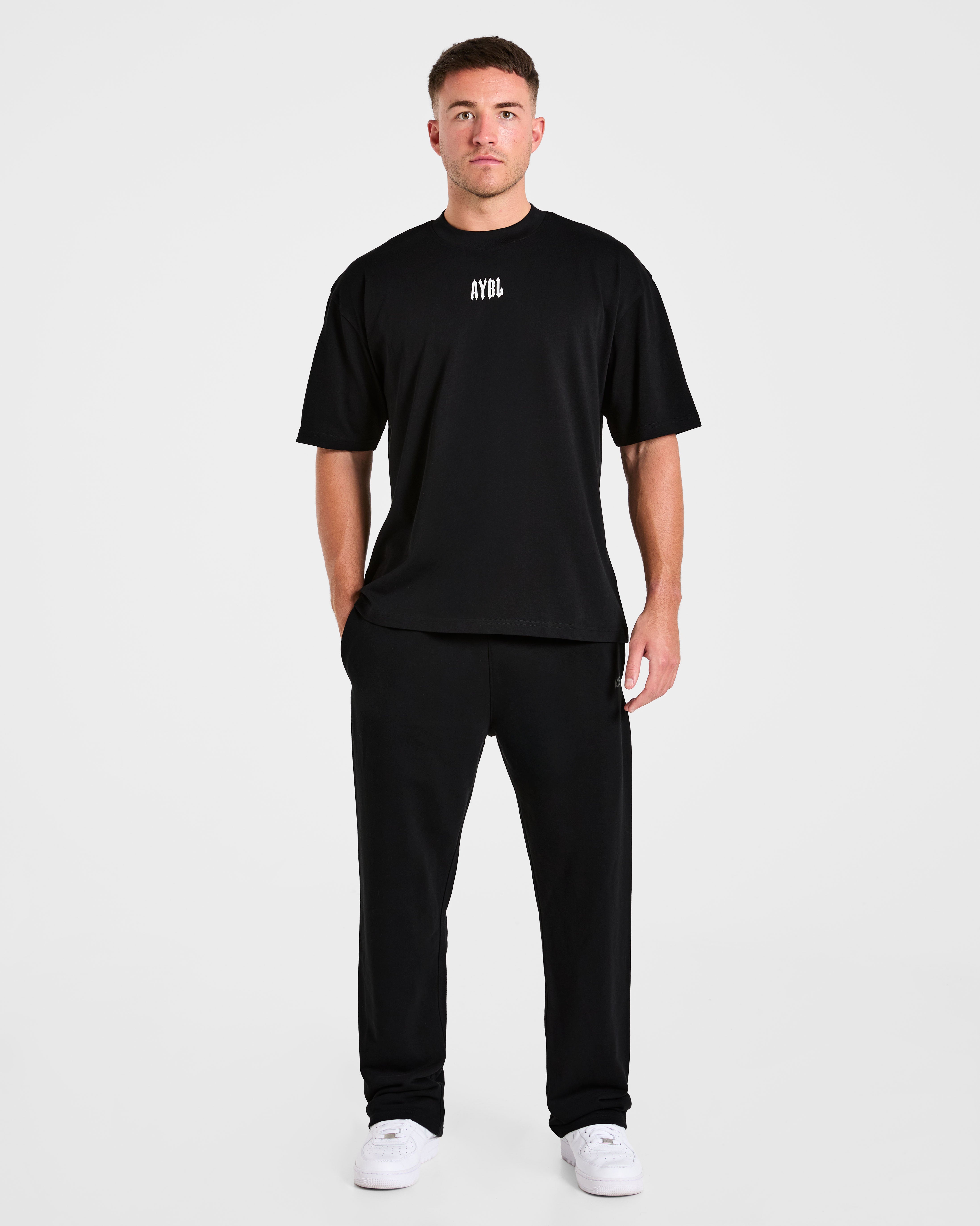 Hunt Your Goals Oversized T Shirt - Noir