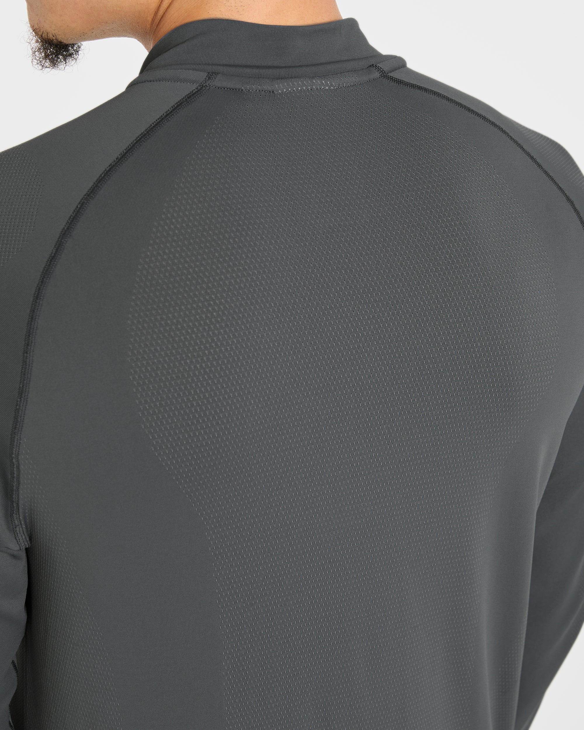 Attain Seamless 1/2 Zip Pullover - Storm Gris