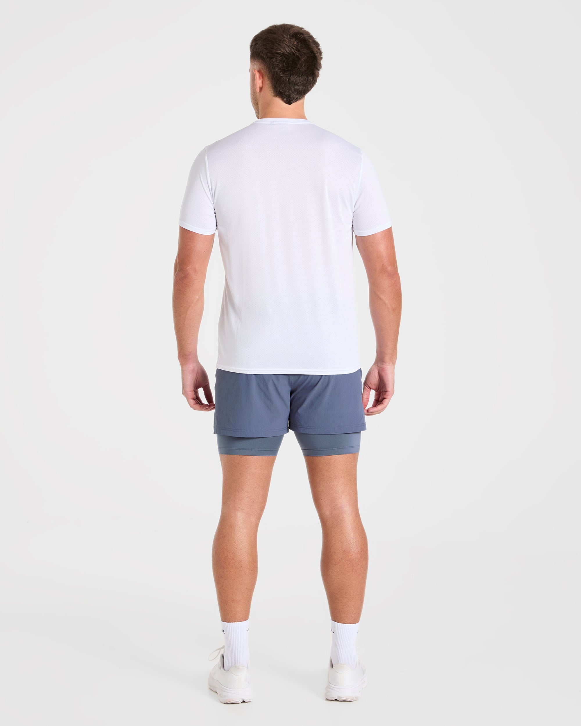 Signature 2 in 1 Shorts - Steel Bleu