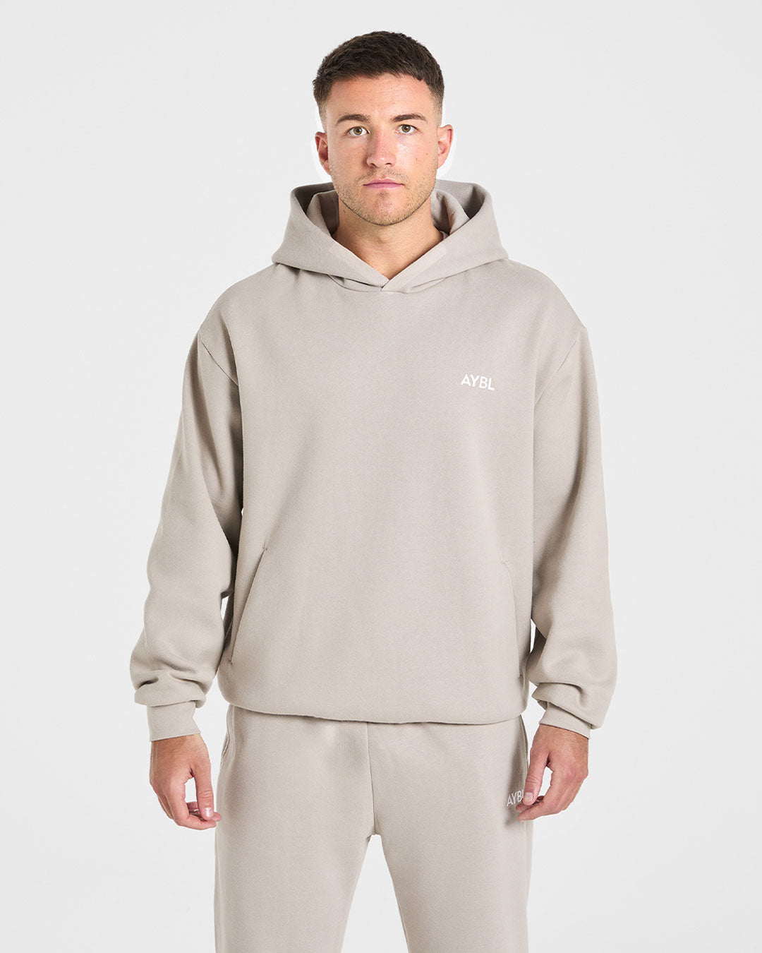 Essential Oversized Hoodie - Stone