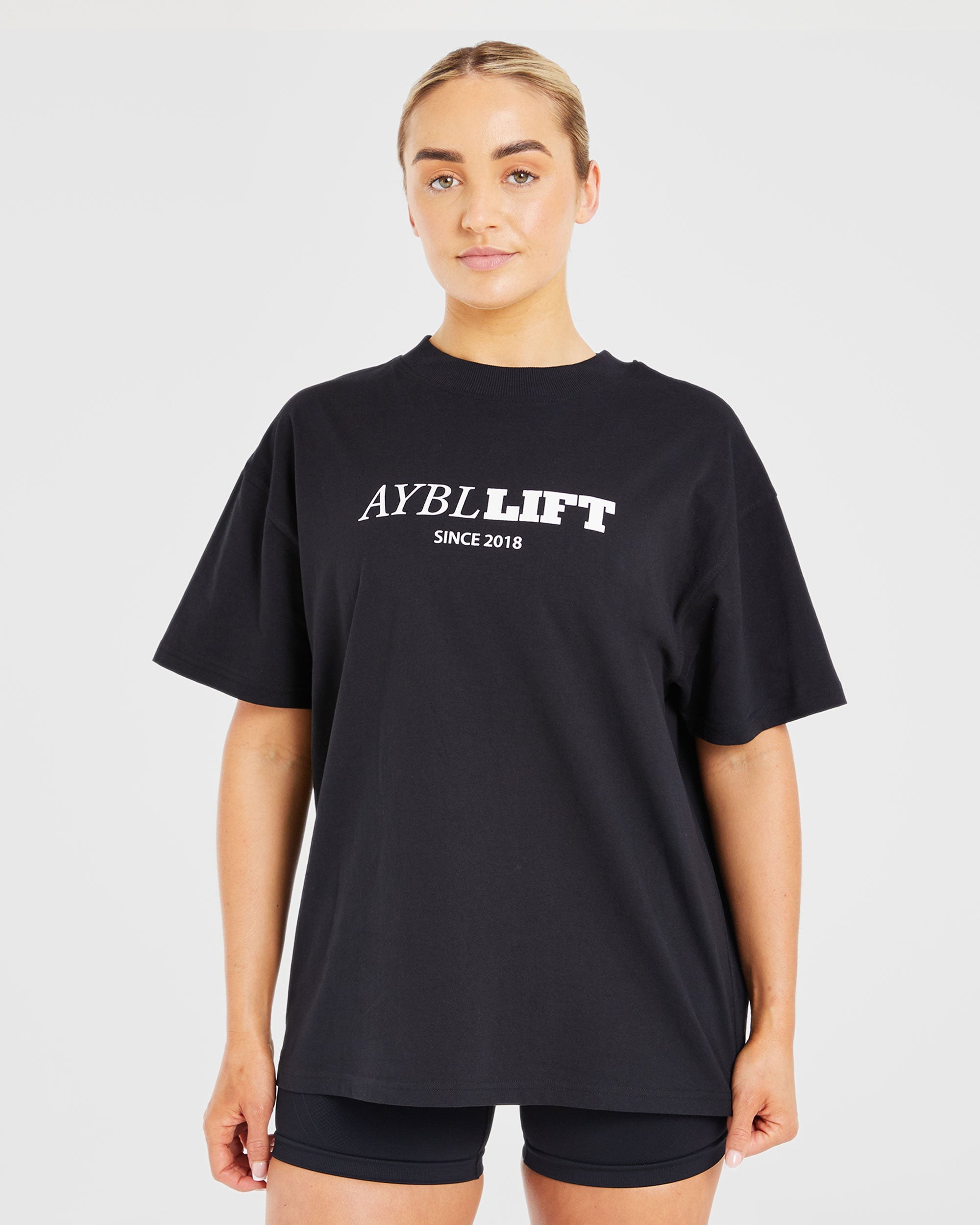 AYBL Lift Oversized T Shirt - Noir