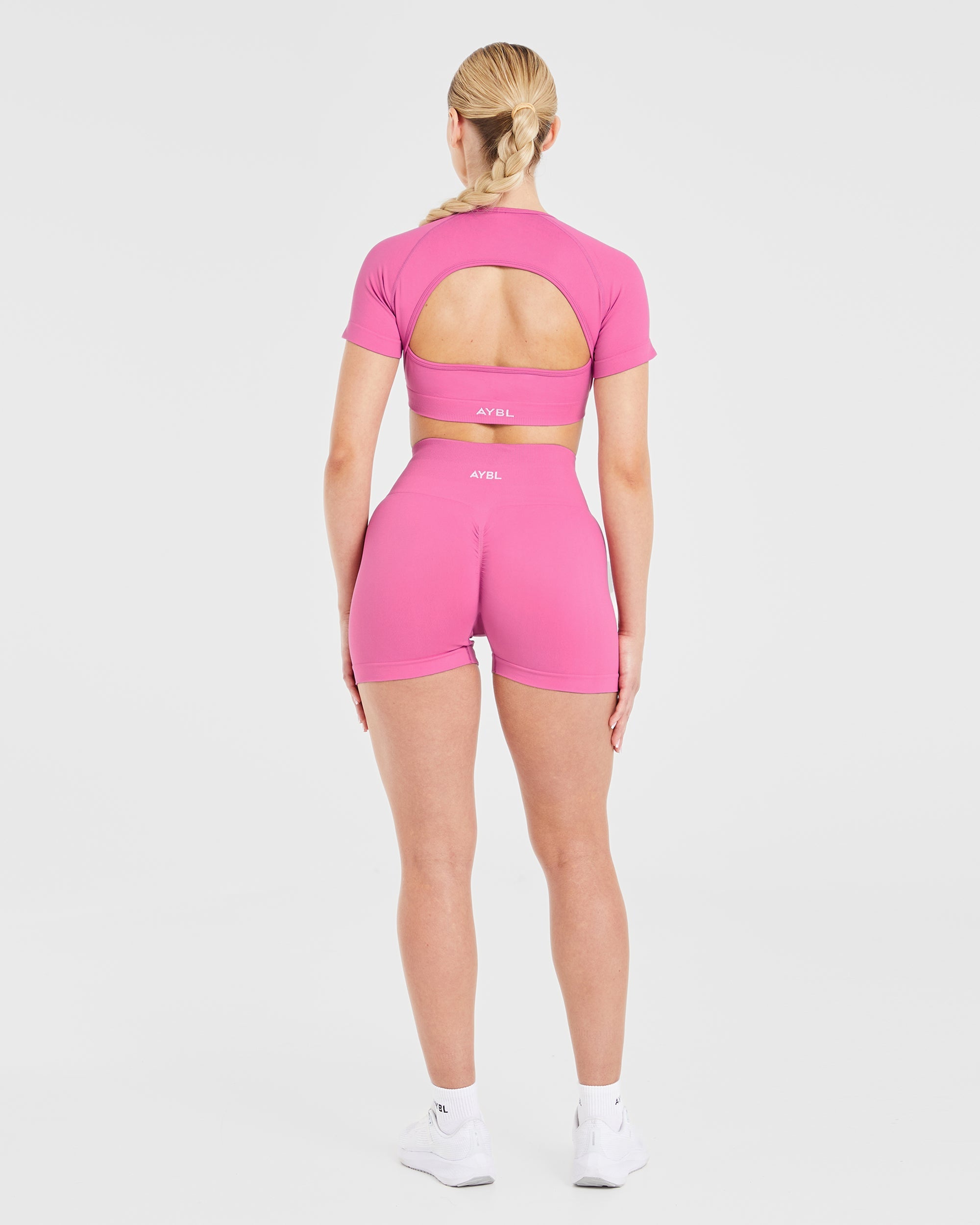 Power Seamless Shorts - Rose